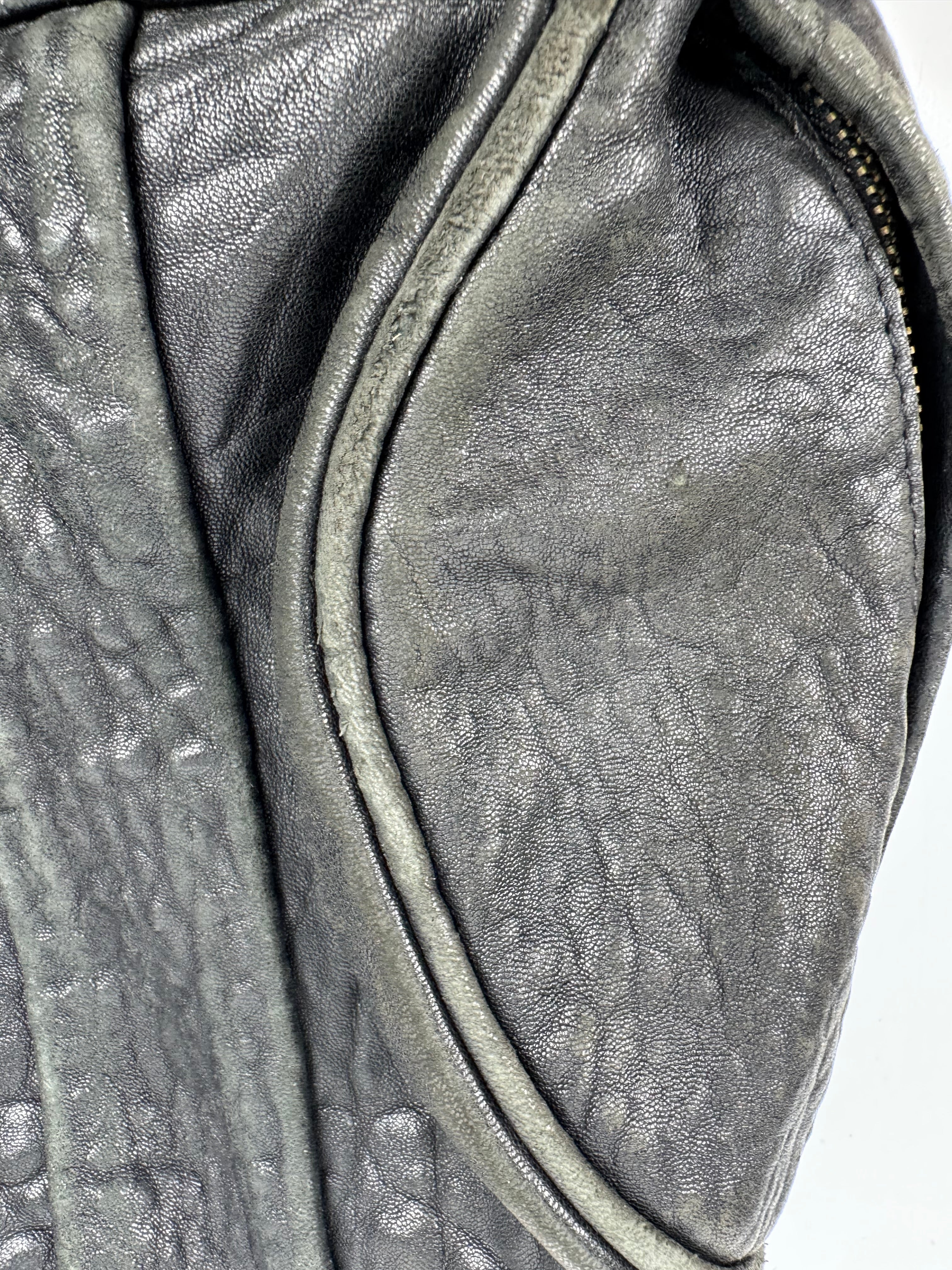 Alexander Wang Black Distressed Rocco Bag