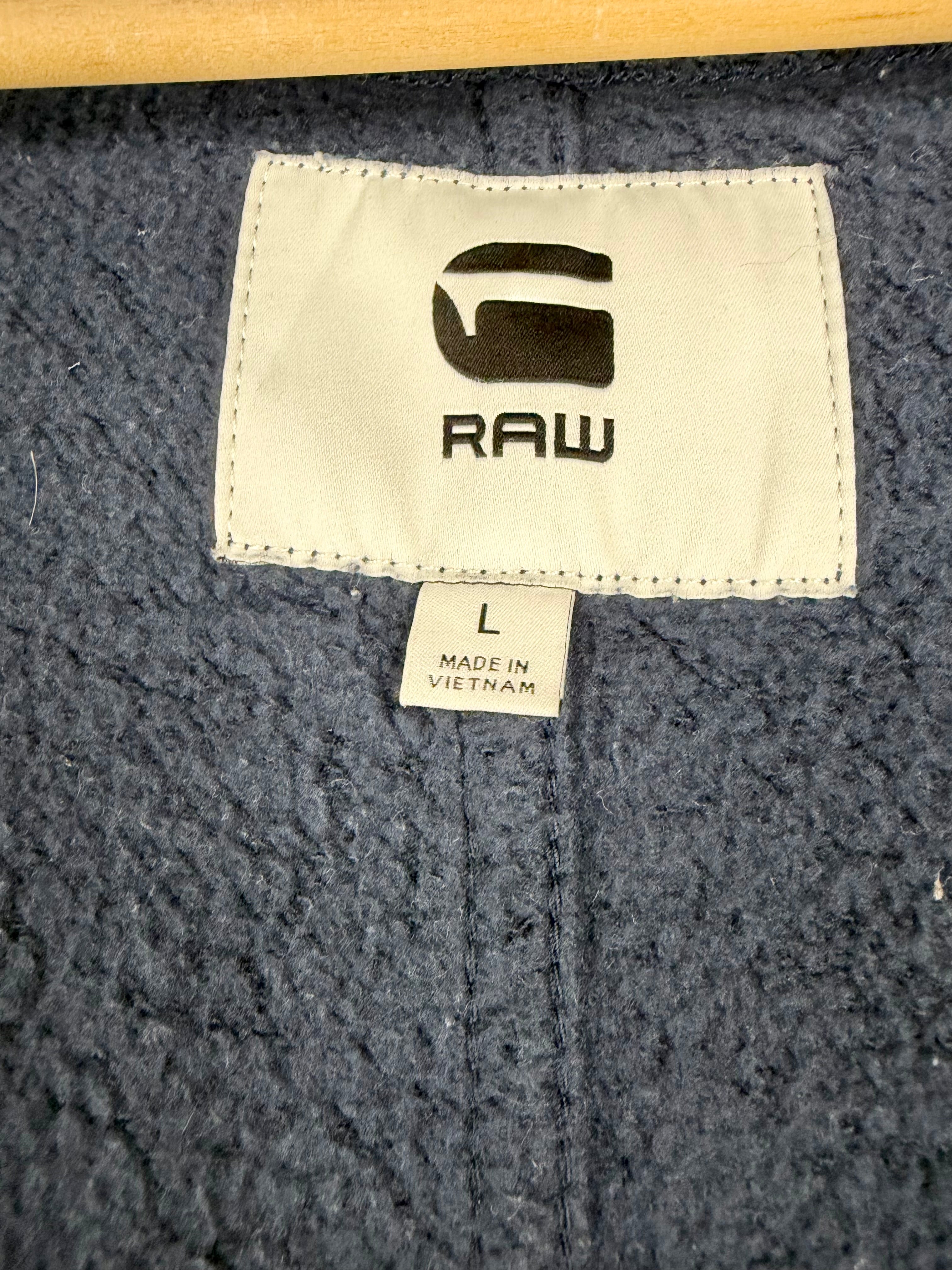 G-Star Raw Deep Blue Denim V-Neck Sleeveless Boiler Suit - L
