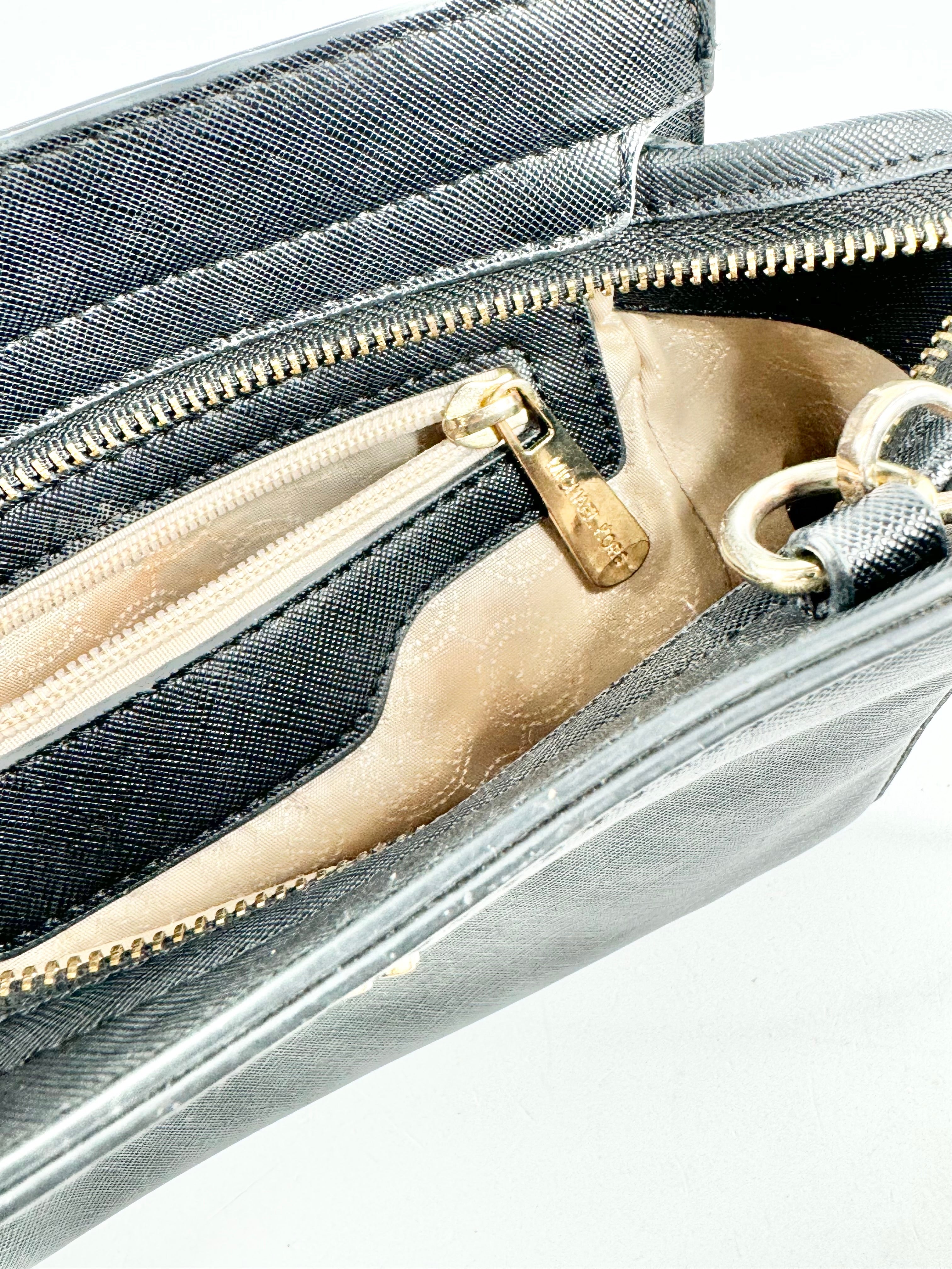 Michael Kors Black Mini Cross Body Bag