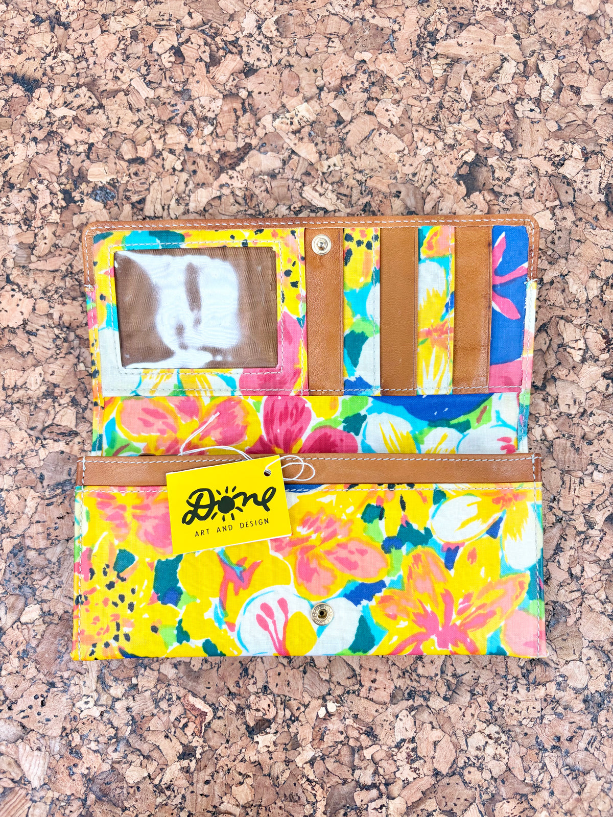 Vintage Ken Done Floral Wallet NWT