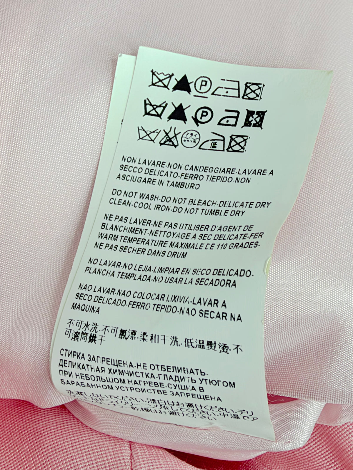 Versace 2012 Cherry Blossom Pink Pencil Skirt - AU8/10