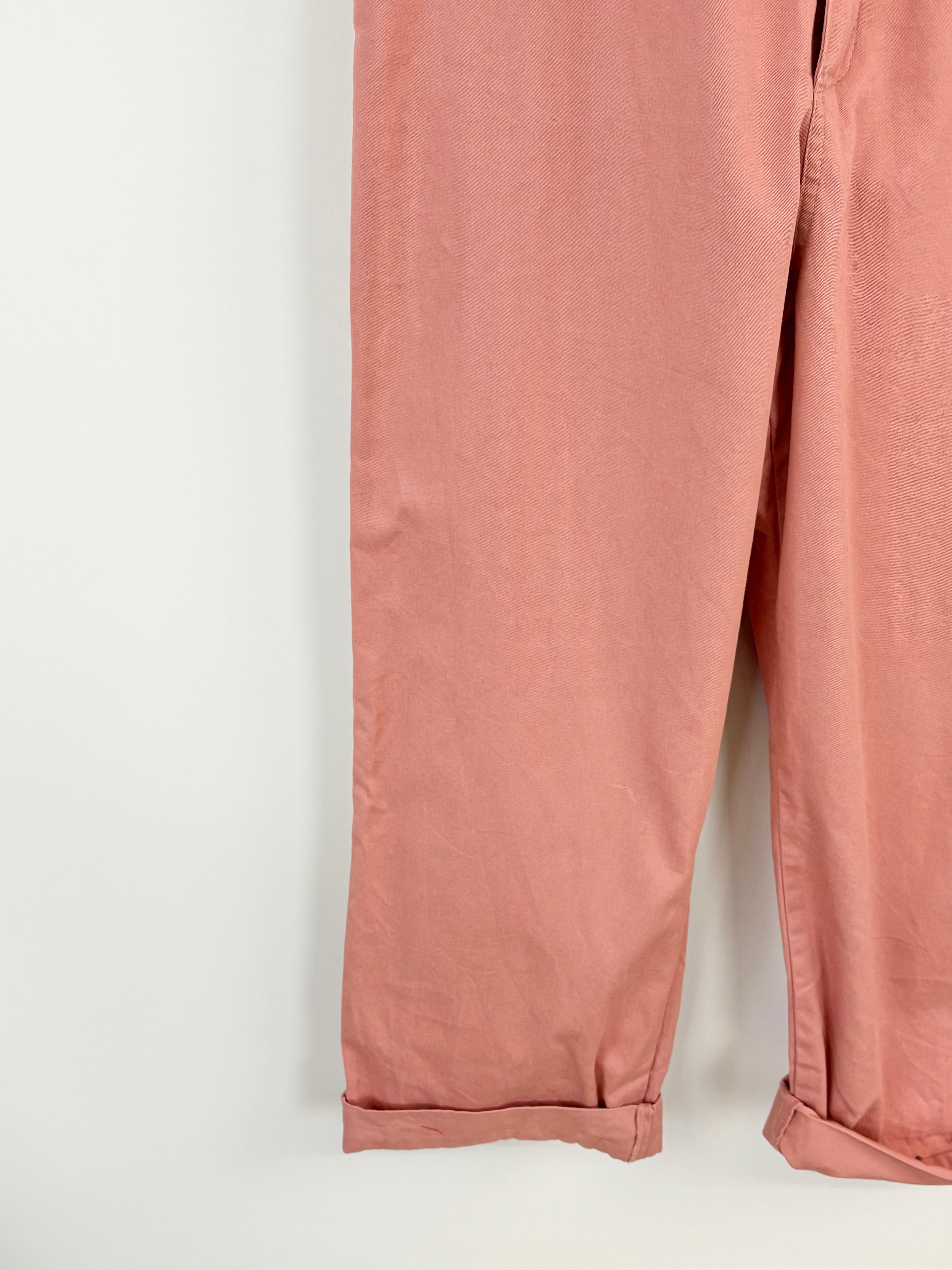 Adidas Pink Trefoil-Logo Jumpsuit - AU8