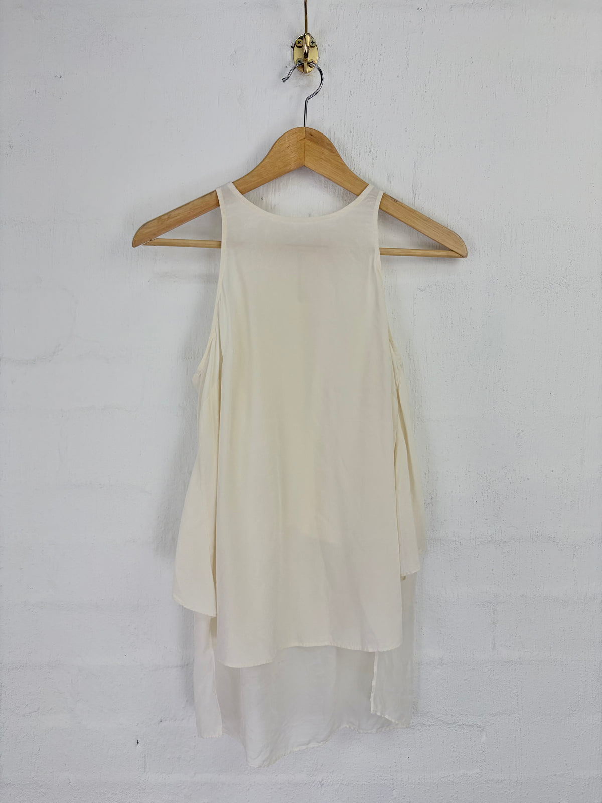 Sass & Bide Ivory 'Silk Tales' Sleevless Blouse - AU6