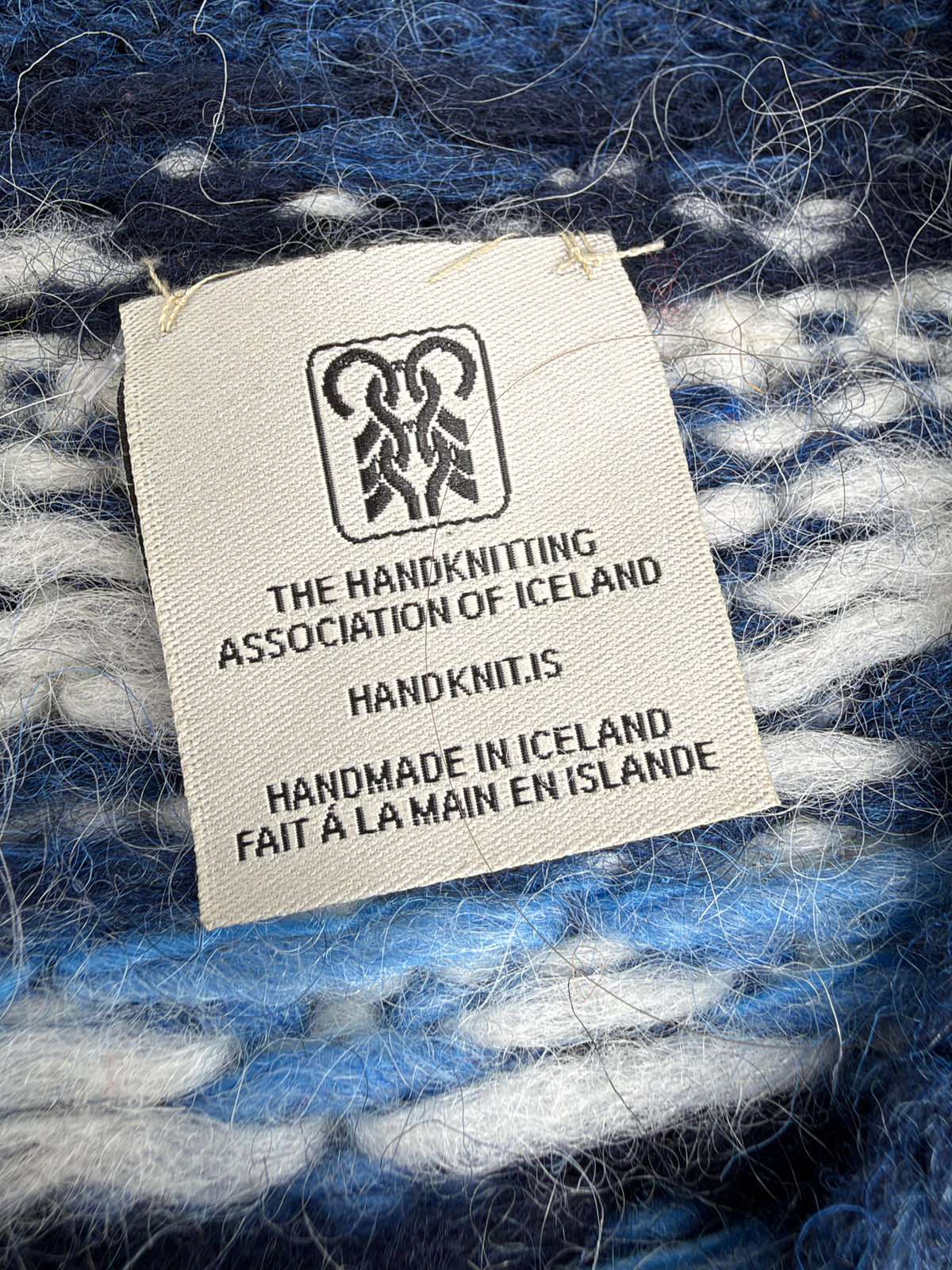 The Hand Knitting Association of Iceland Sea Blue Knitted Midi Dress - AU6/8