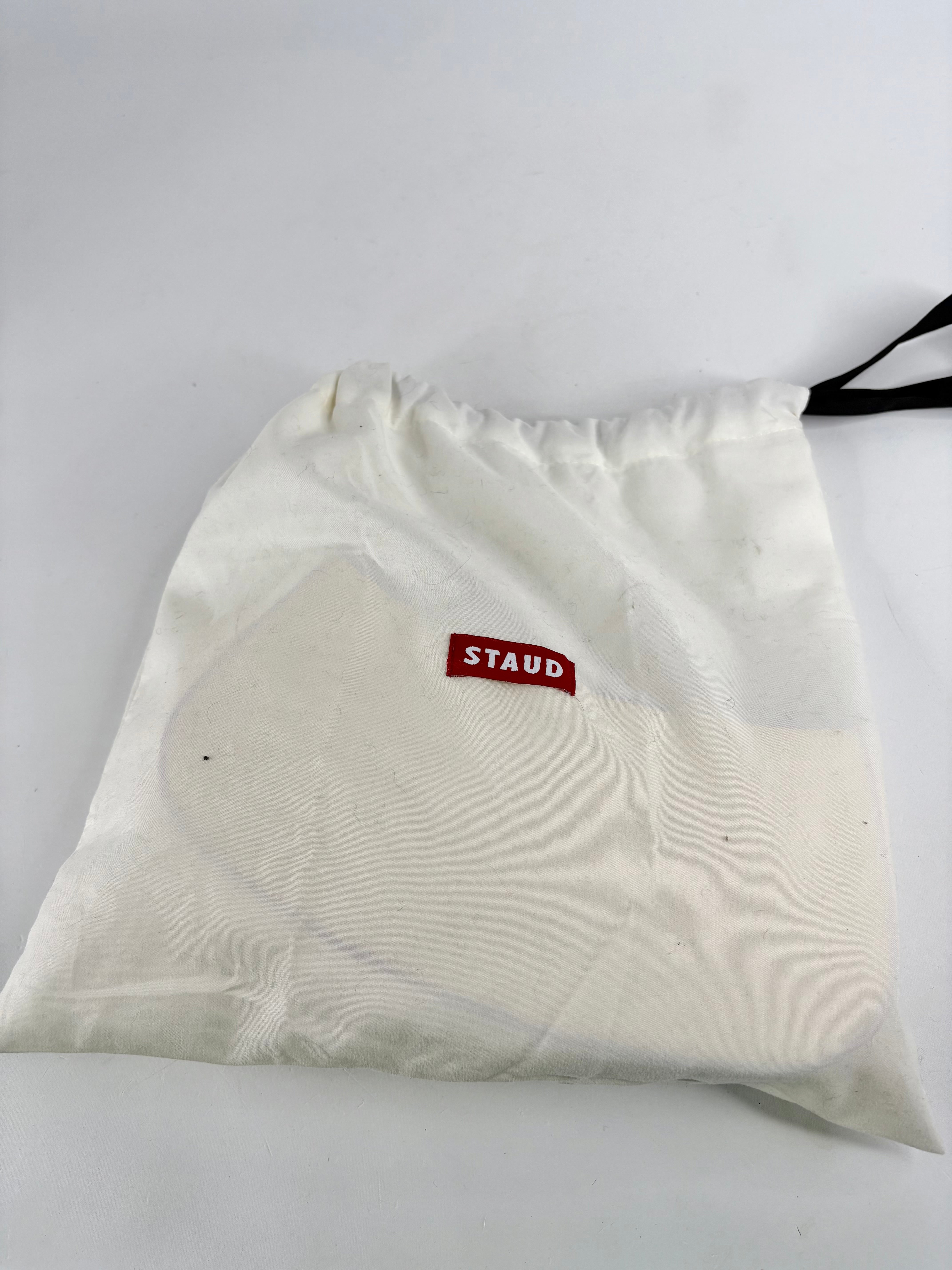 Staud Lemon Yellow Croc-Embossed Leather 'Ollie' Mini Bag