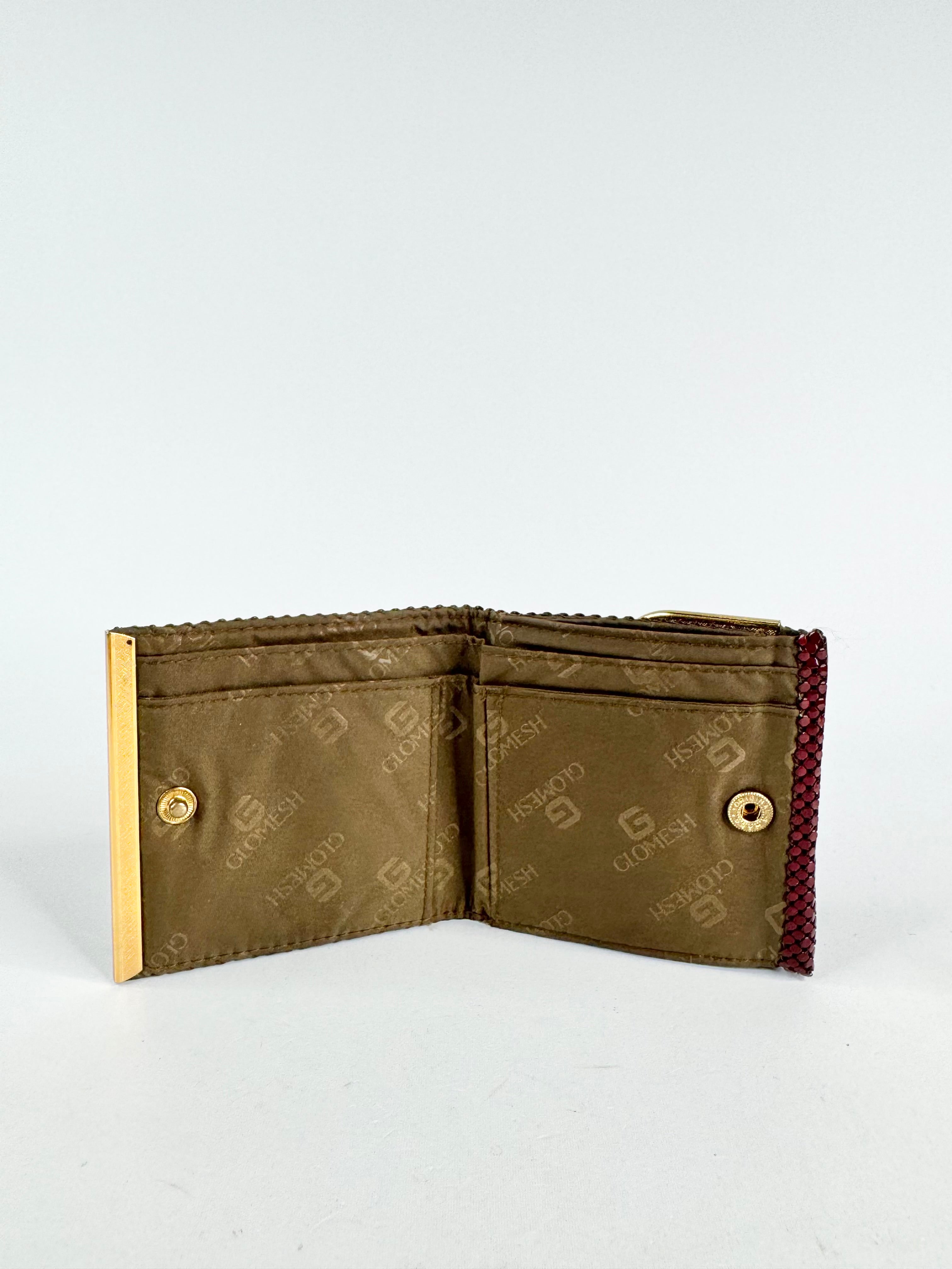 Vintage Glomesh Burgundy Wallet