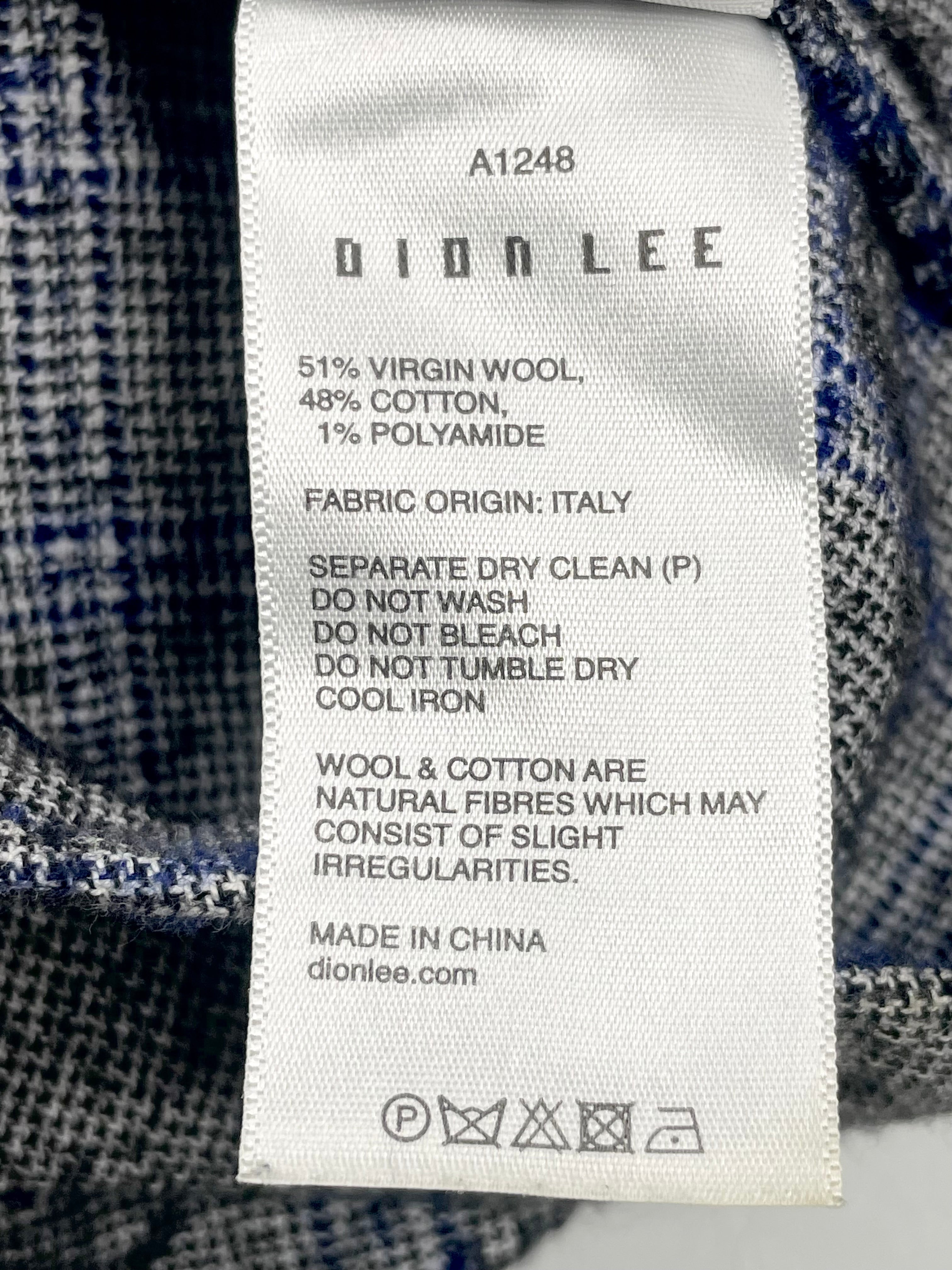 Dion Lee Tweed Wool-Blend Mini Skirt - AU14