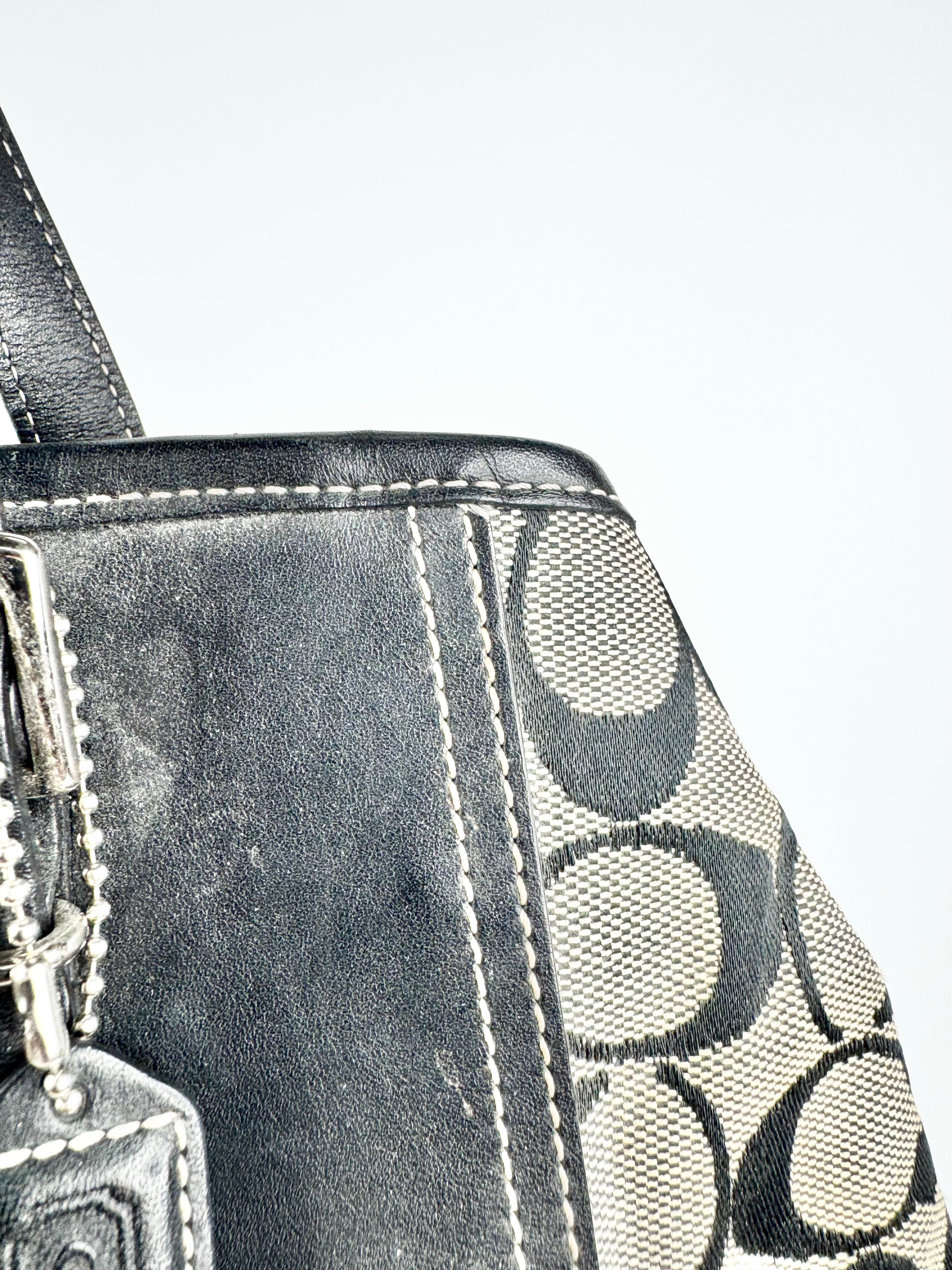 Coach 'Hampton' Monogram Shoulder Bag