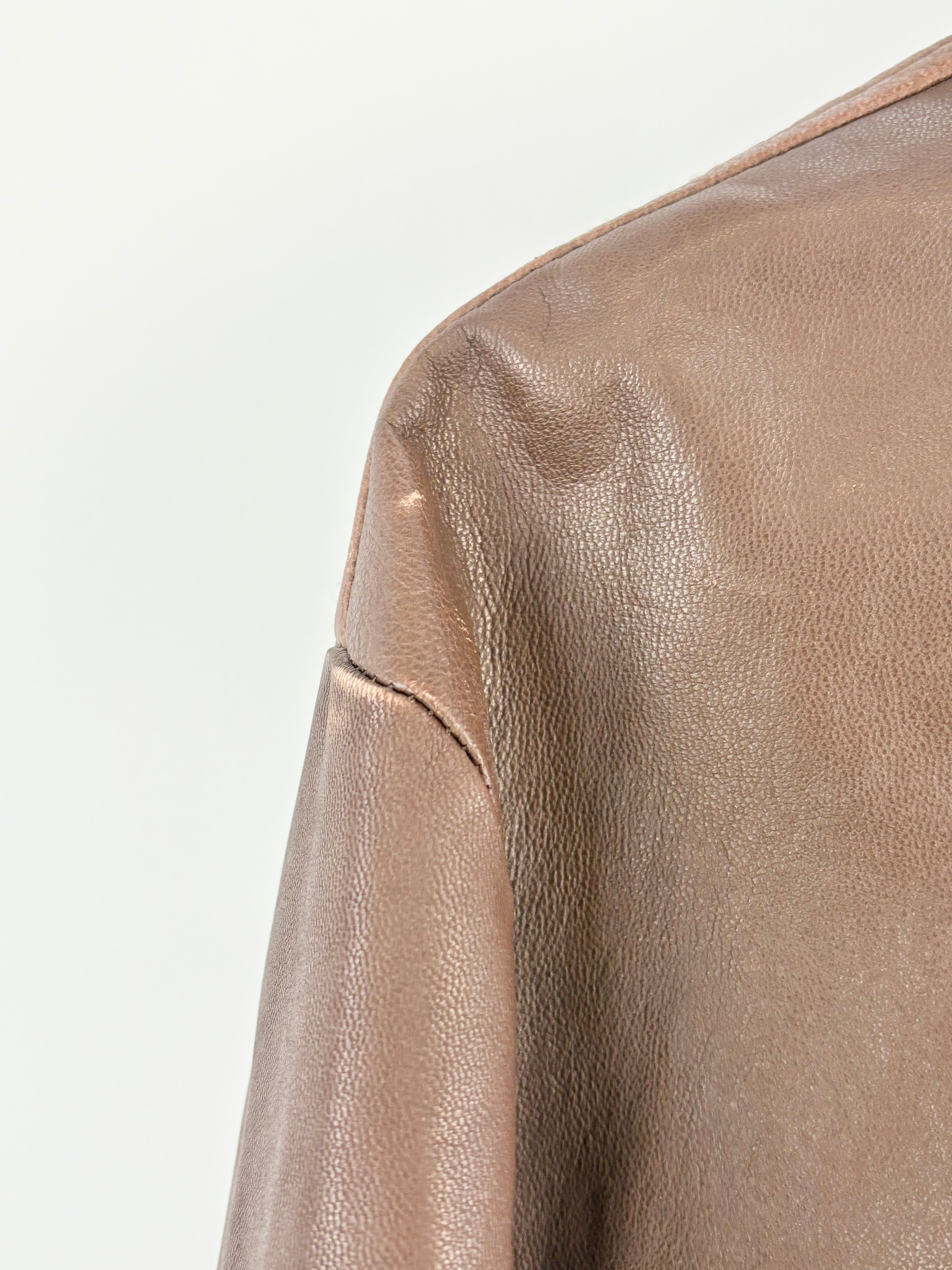 Rodd & Gunn Chocolate Brown Leather Jacket - L