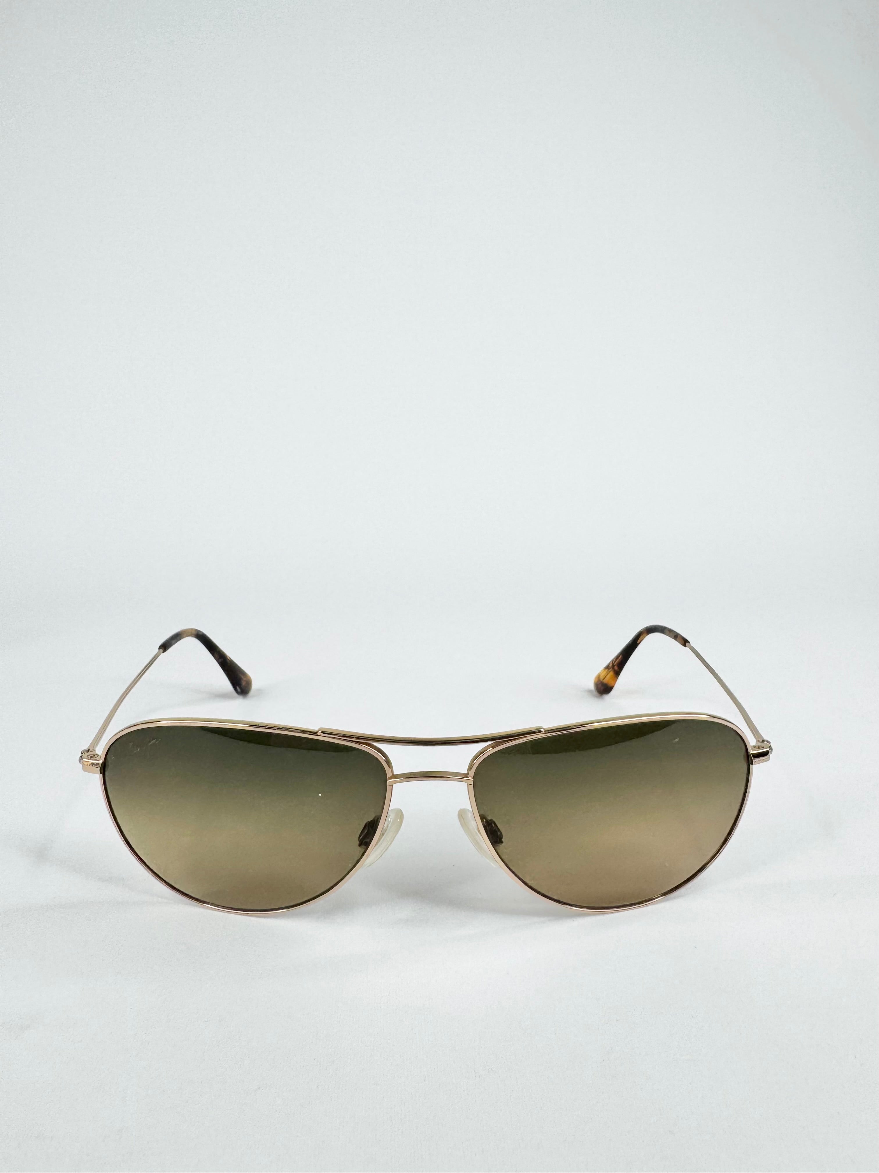 Maui Jim 'Sea House Brown Gradient Tint Aviators