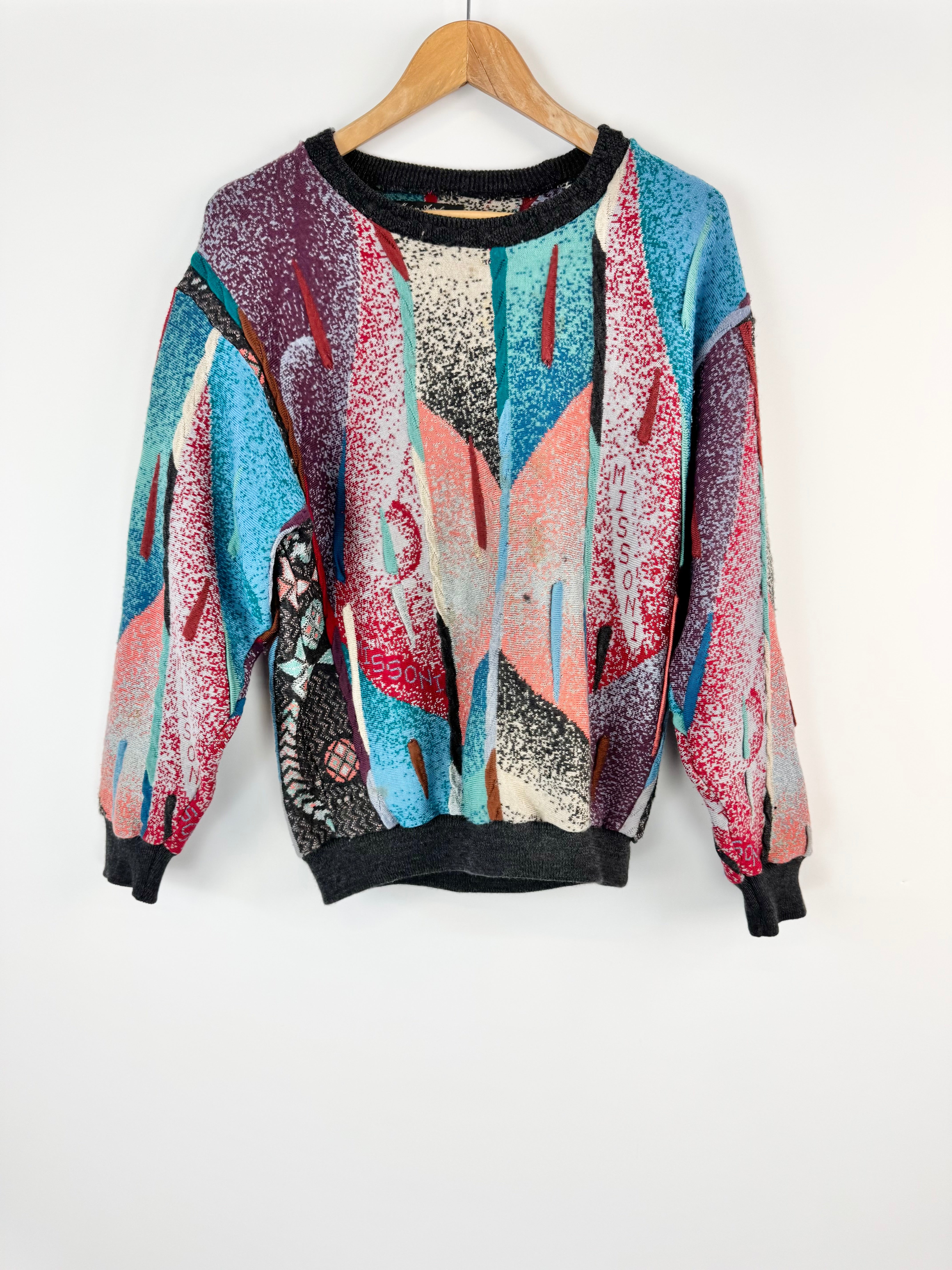 Vintage 3D Knitted Sweater - AU10