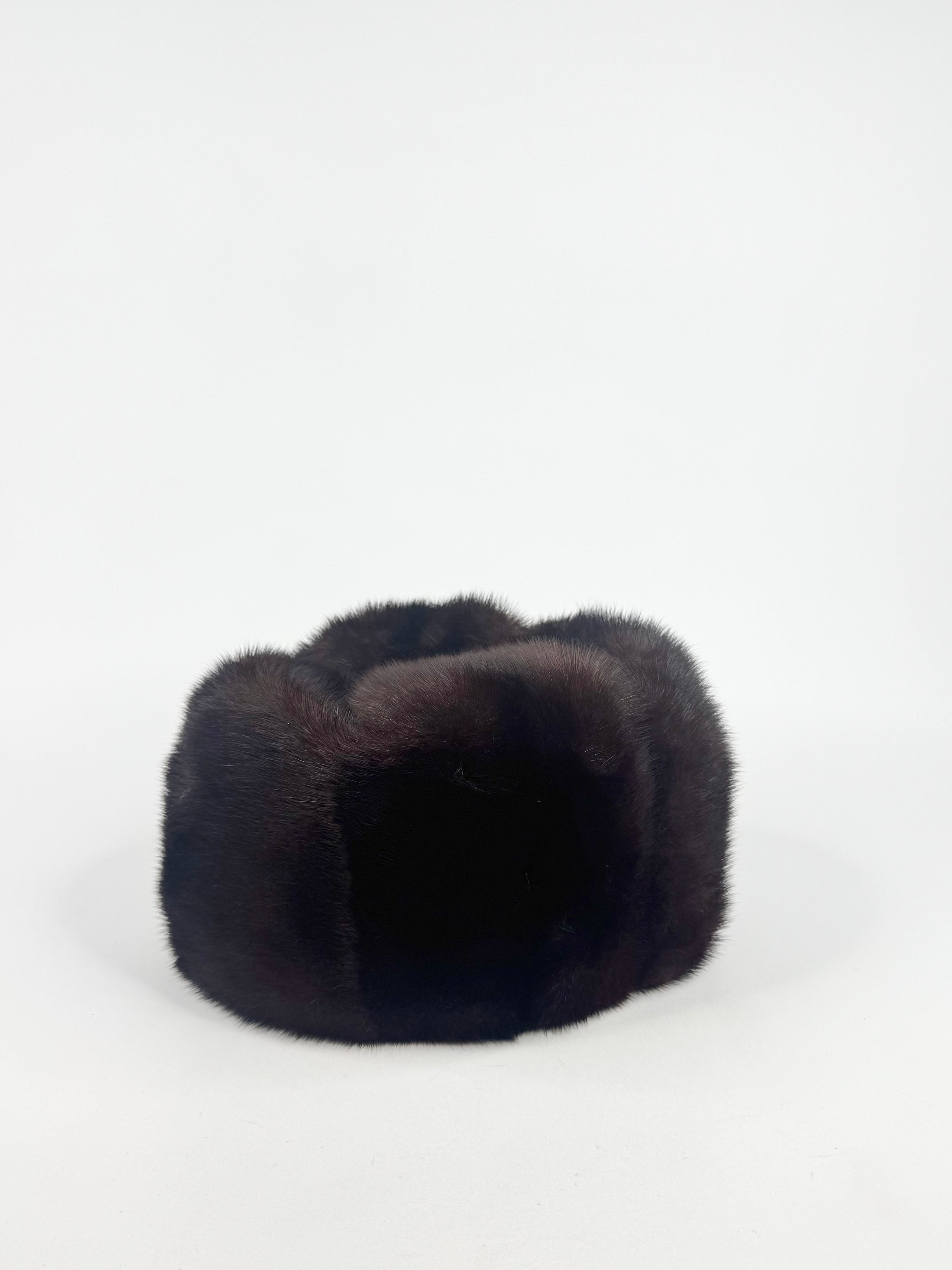 Vintage Brown Fur Hat