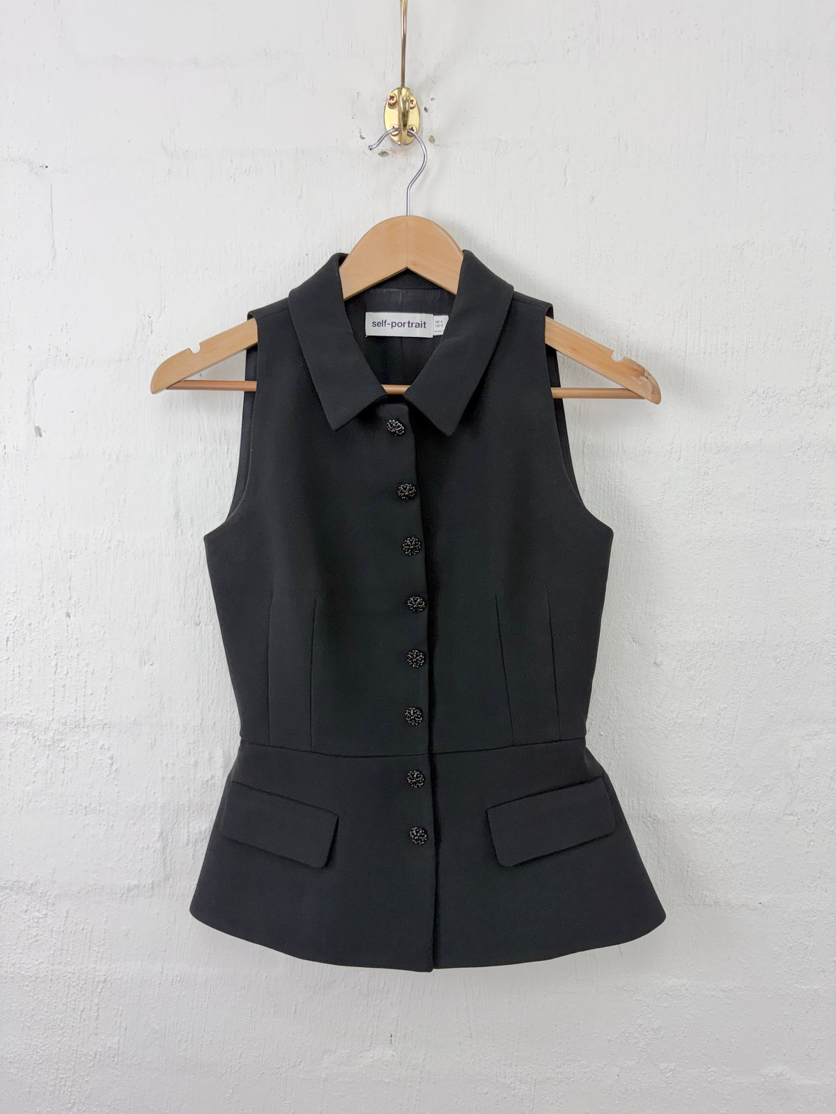 Self-Portrait Black Tailored Two-Piece Set - AU4/6