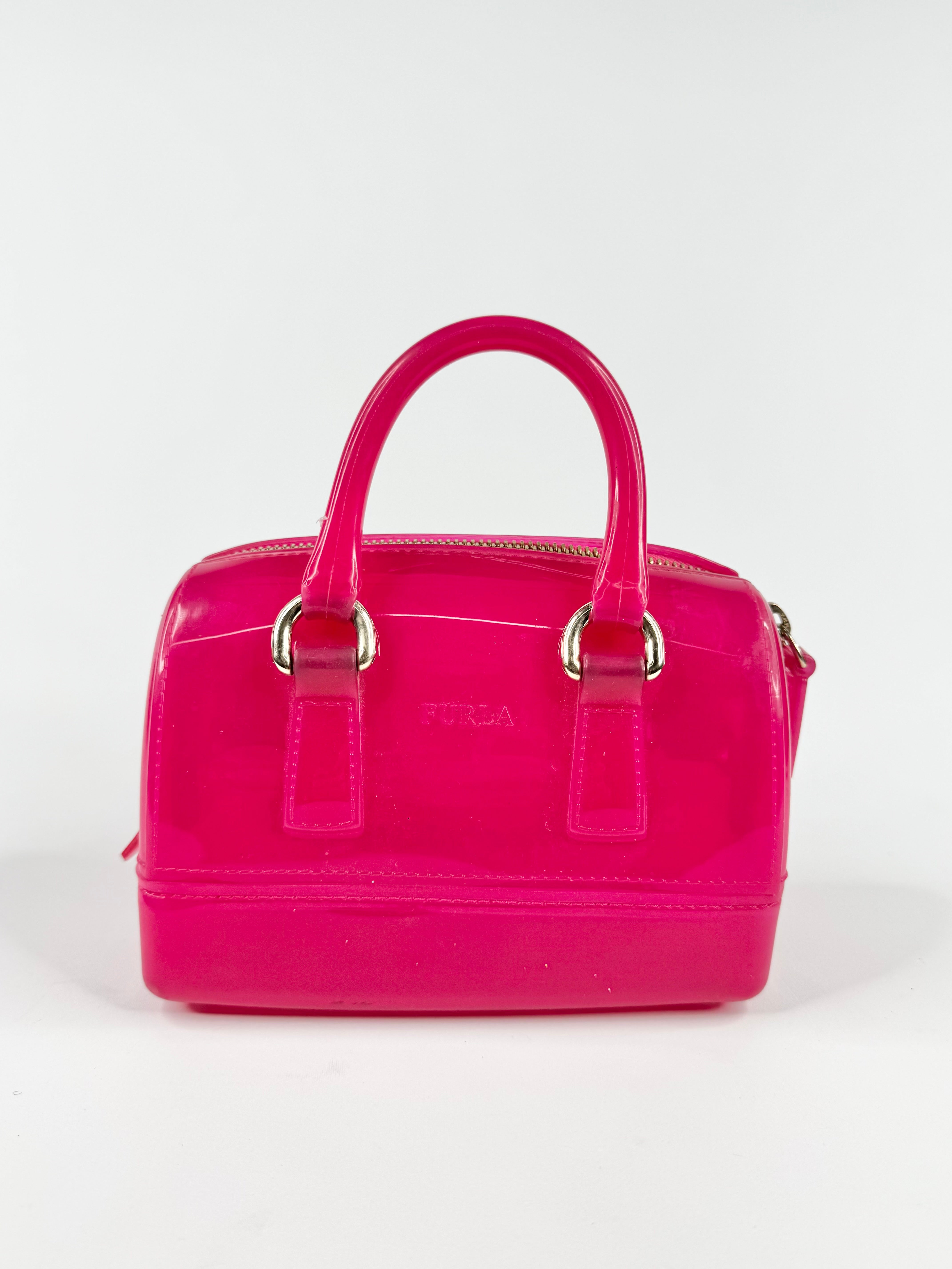 Furla Hot Pink 'Candy' Mini Satchel