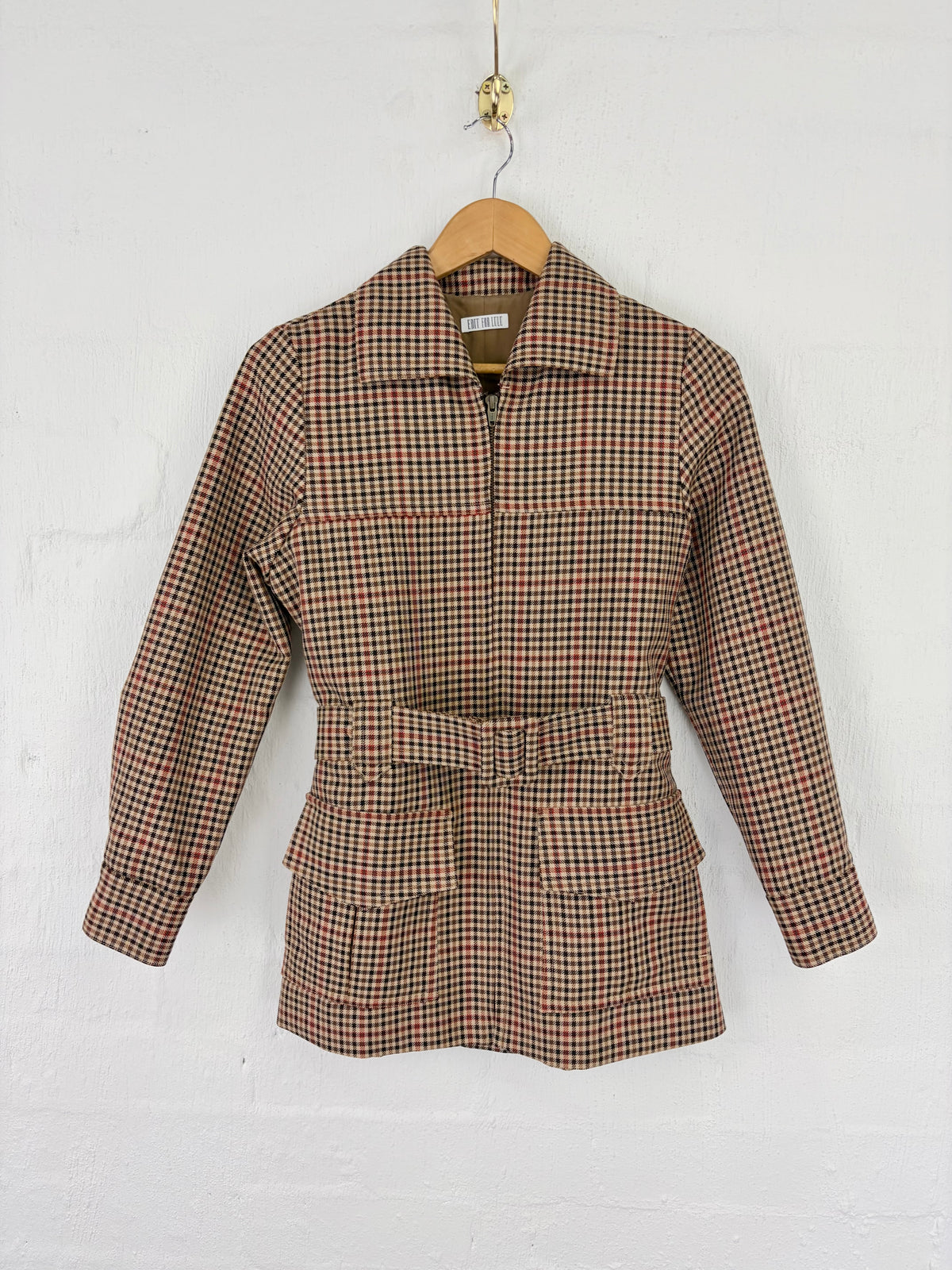 Edit for Lulu Cream Patterned Safari Jacket - AU10