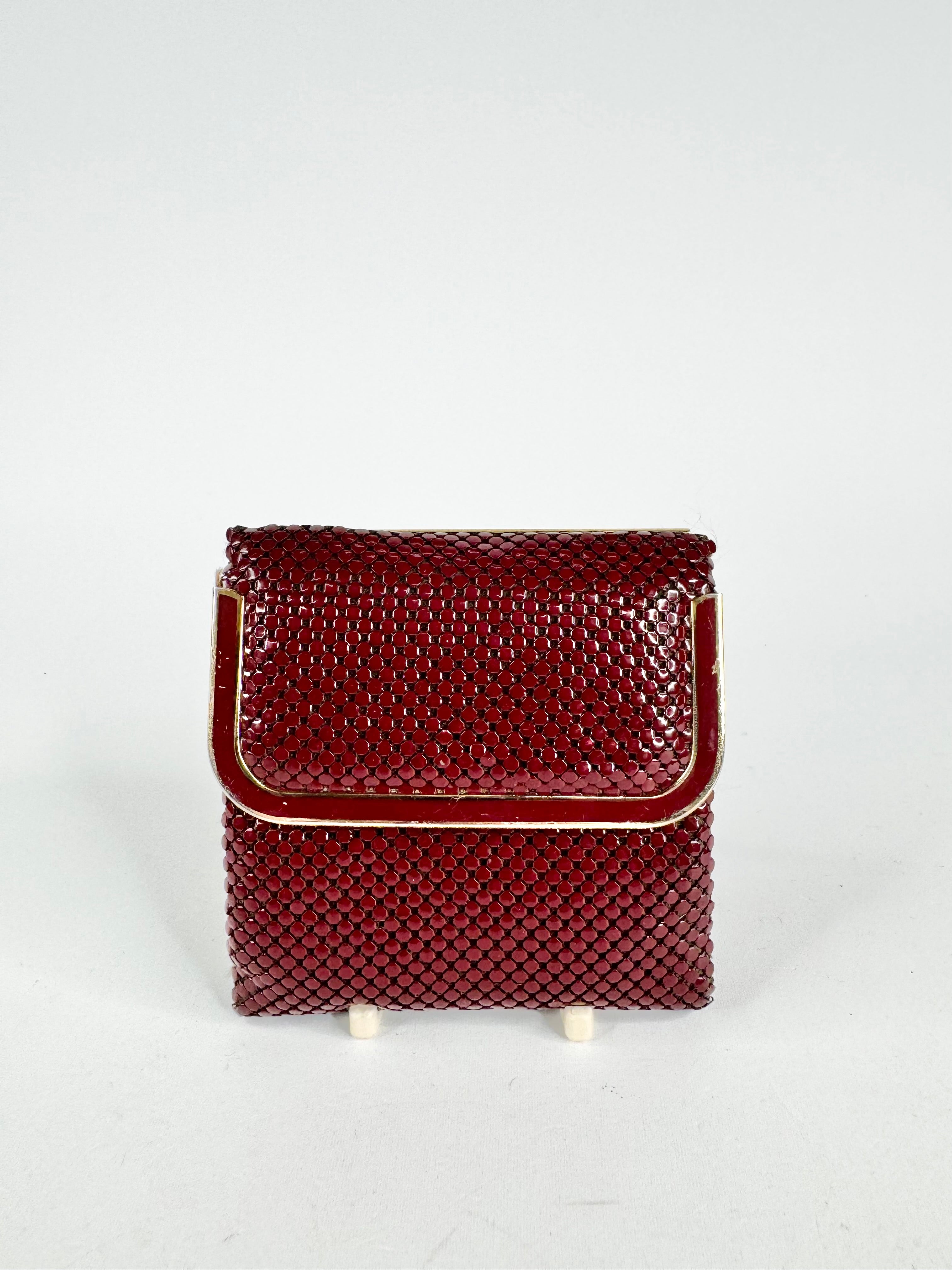 Vintage Glomesh Burgundy Wallet
