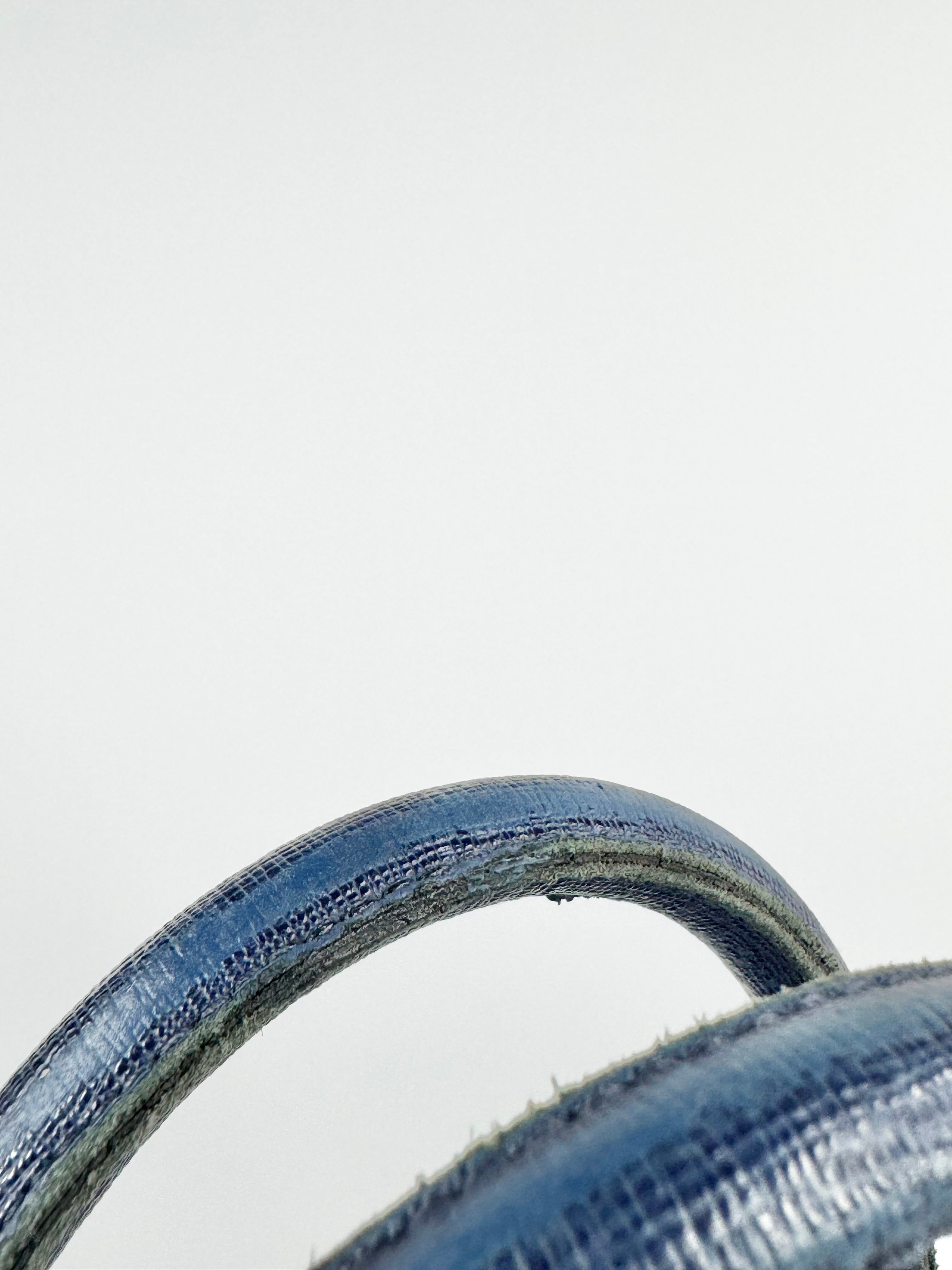 Furla Phalo Blue Leather Handbag