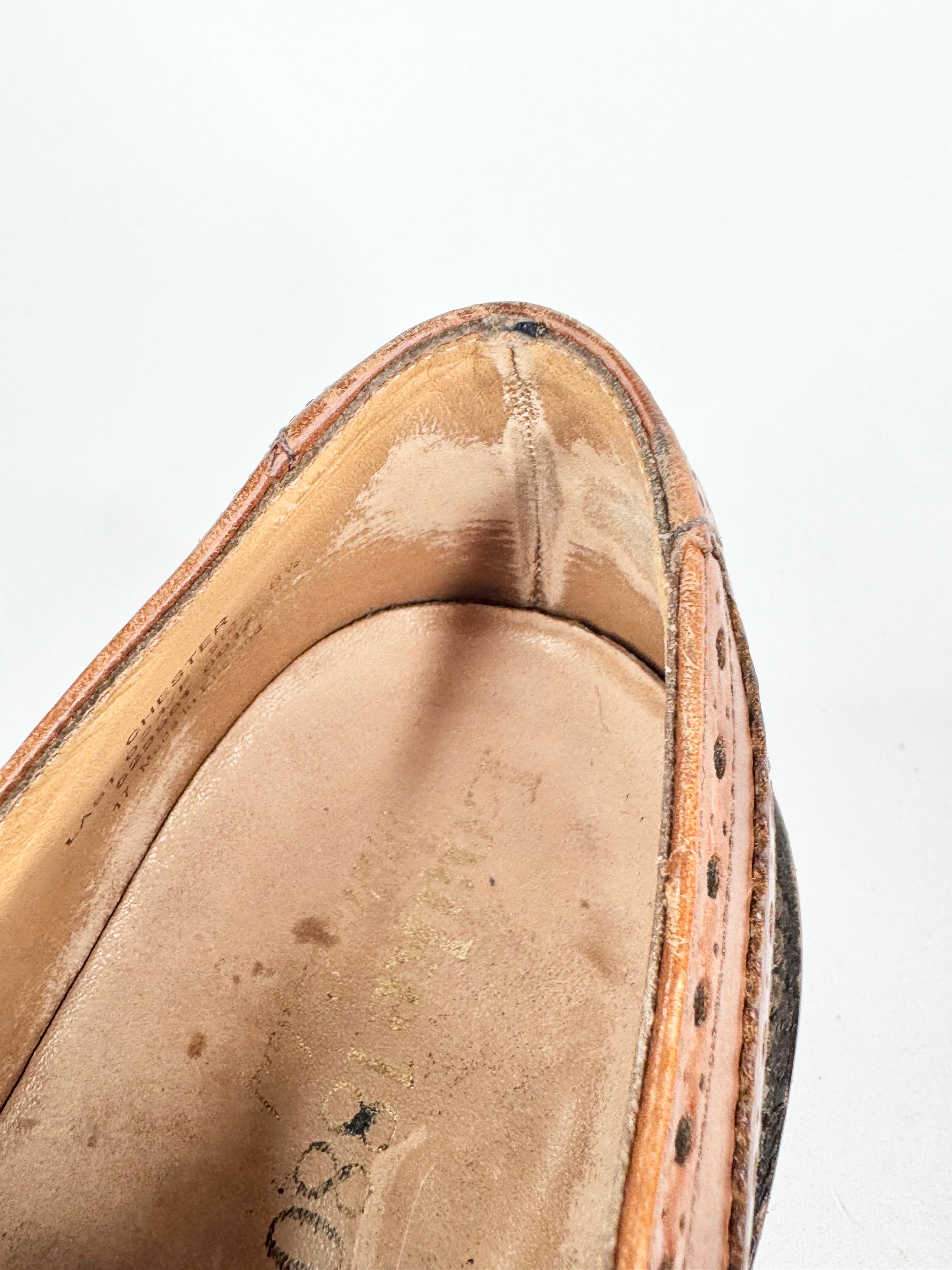 Vintage Loakes Tan Brogues - EU42