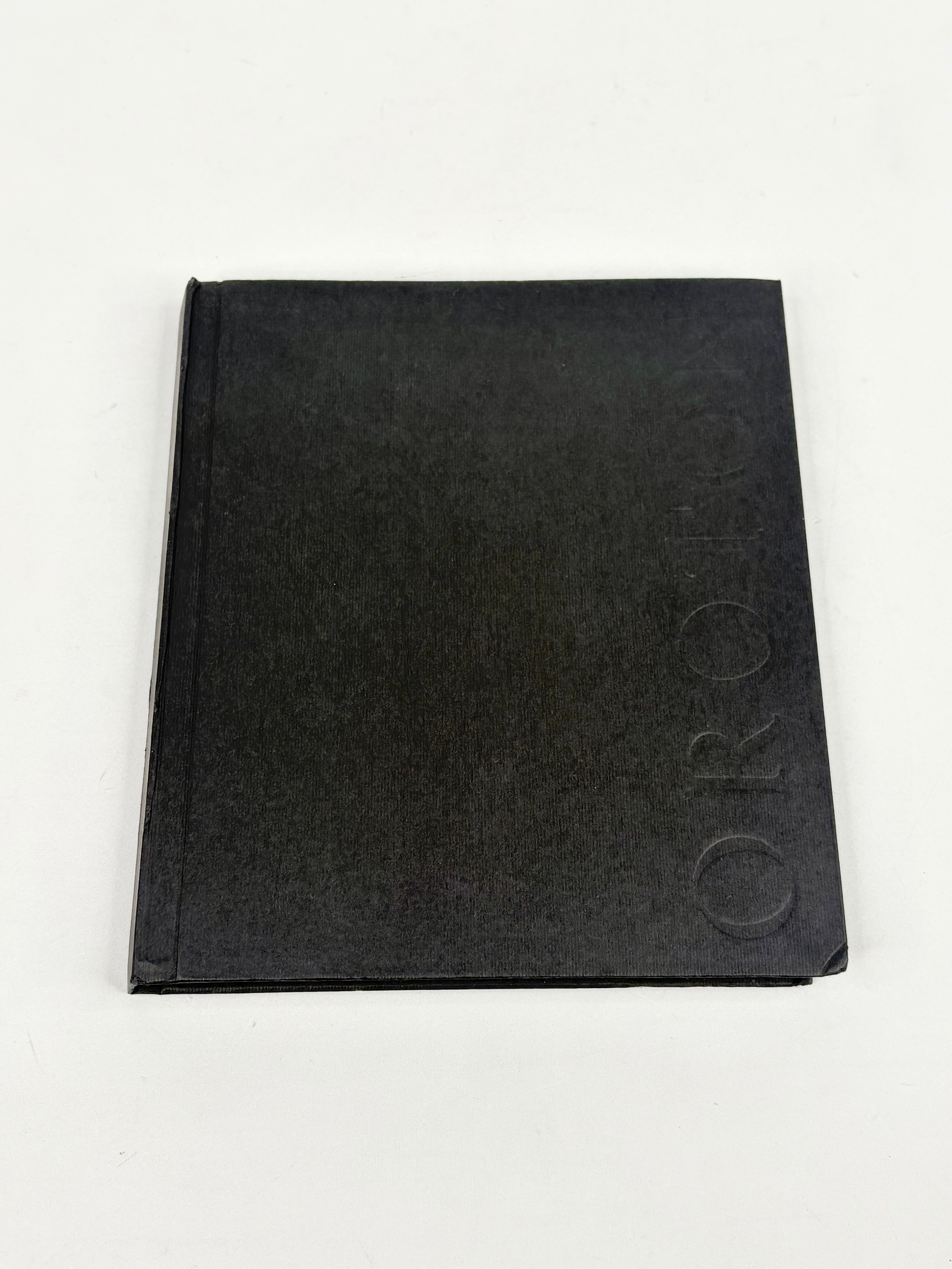 Oroton Black Hardcover Notebook