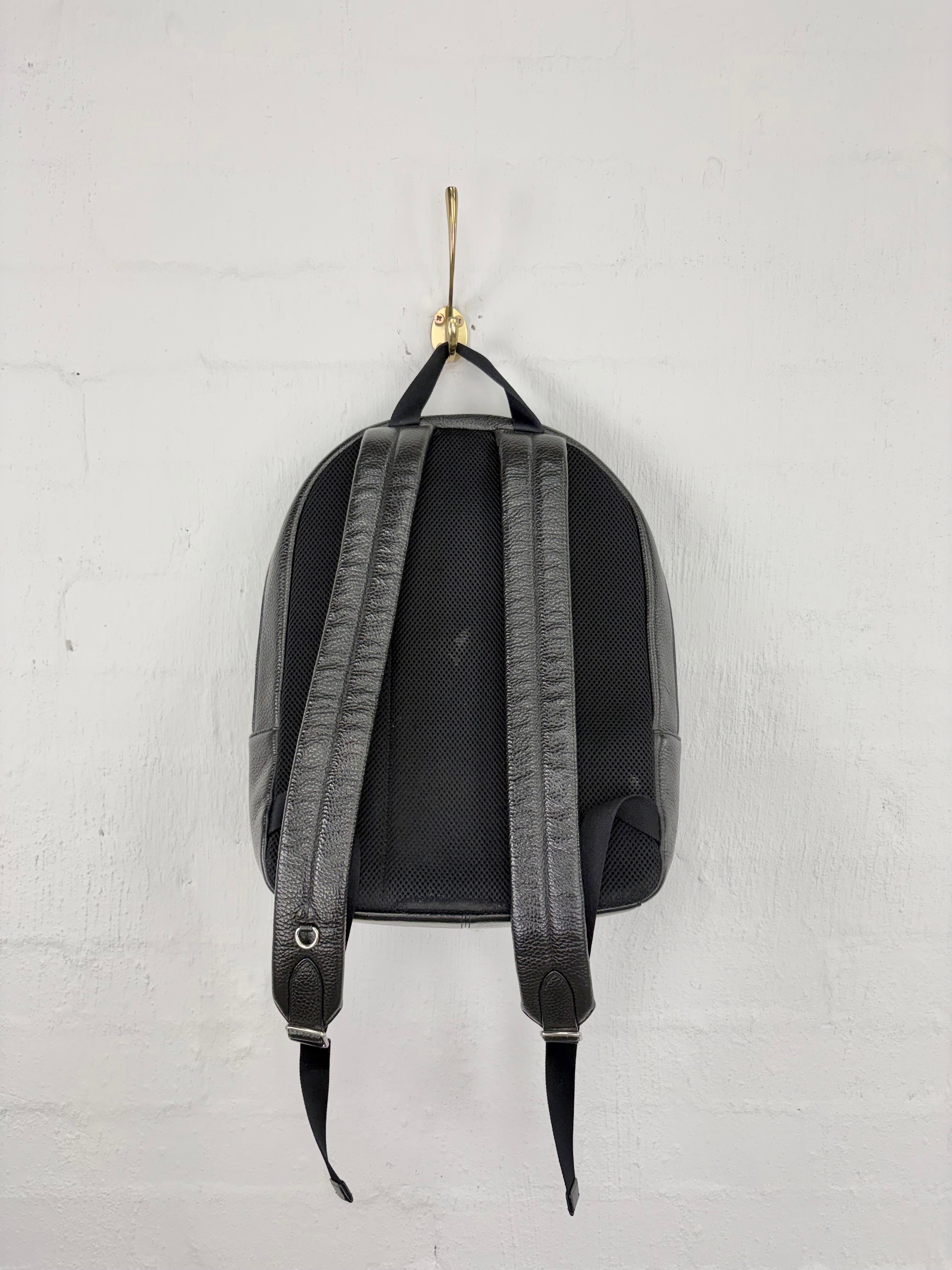 Coach 'Hamilton' Black Leather Backpack