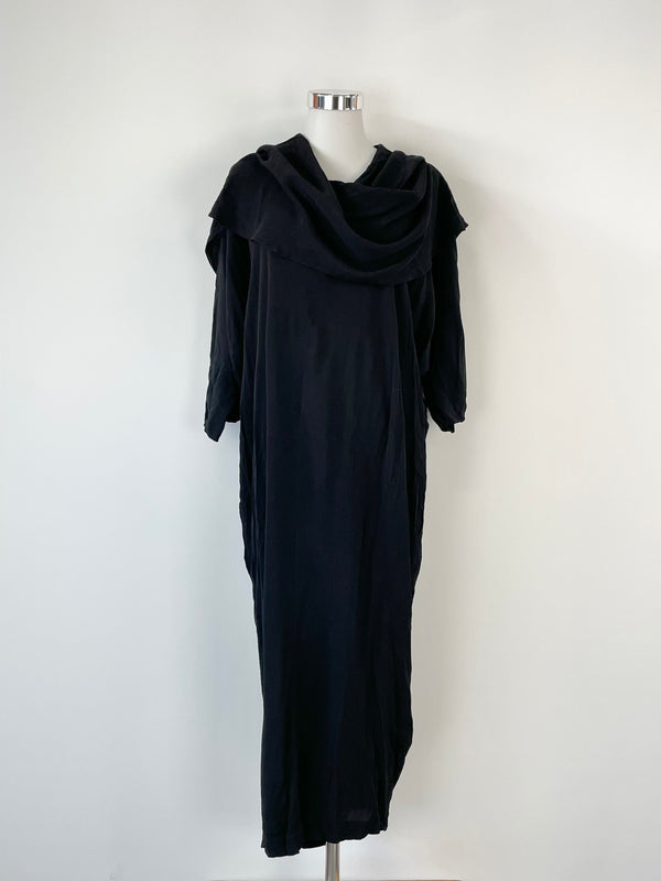 Alistair Trung Cowl Neck Black Dress - AU8