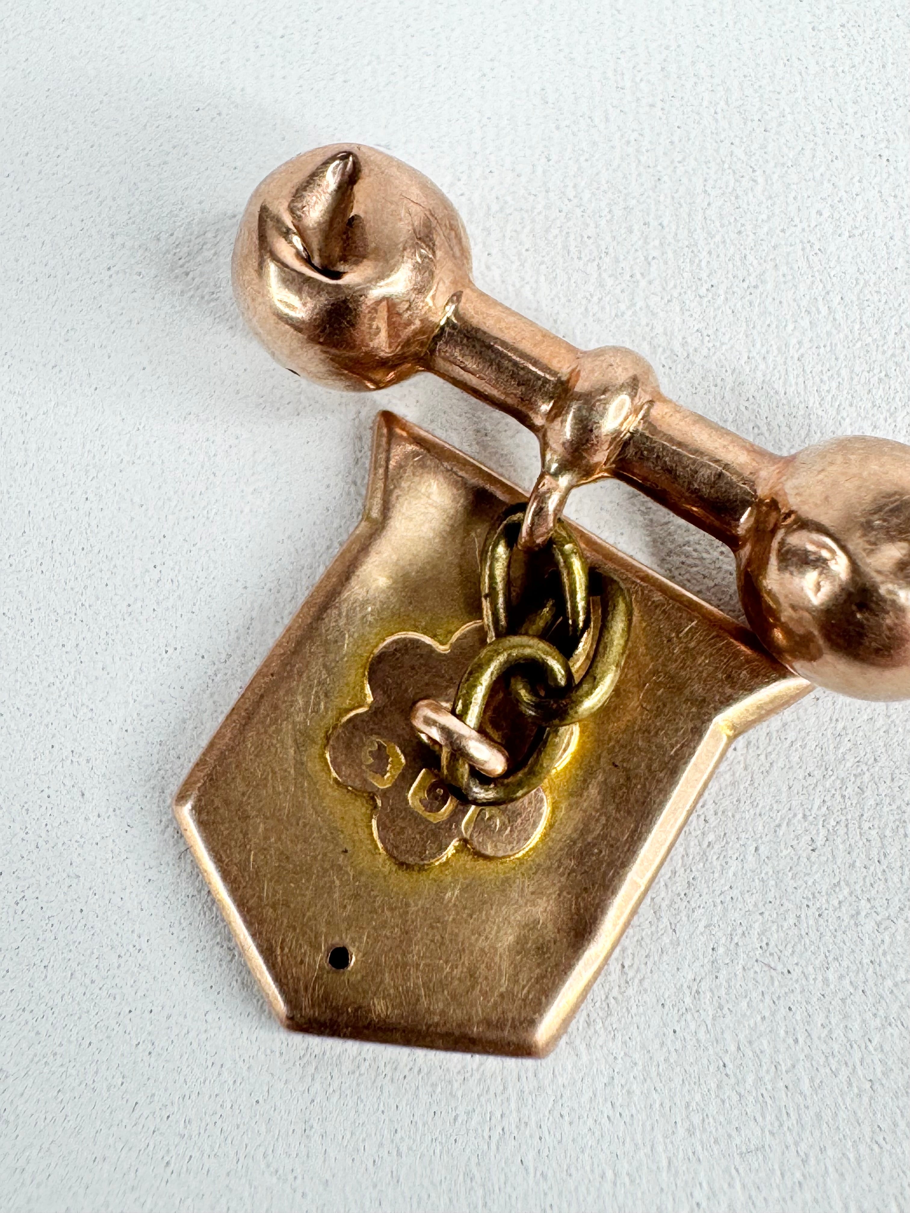 Antique 9ct Gold Australian Hallmarked Cufflinks