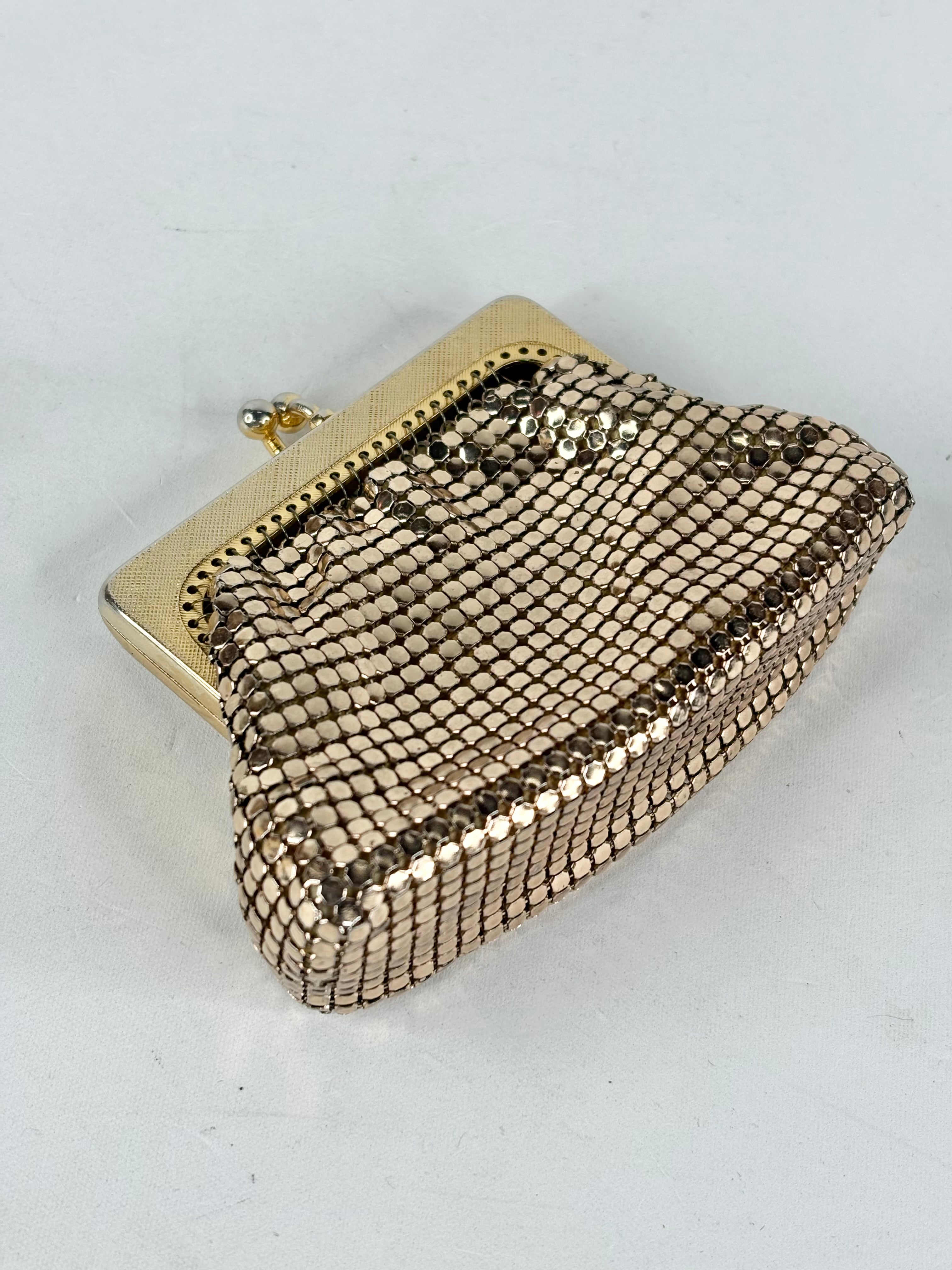Vintage Glomesh Gold Mini Coin Pouch