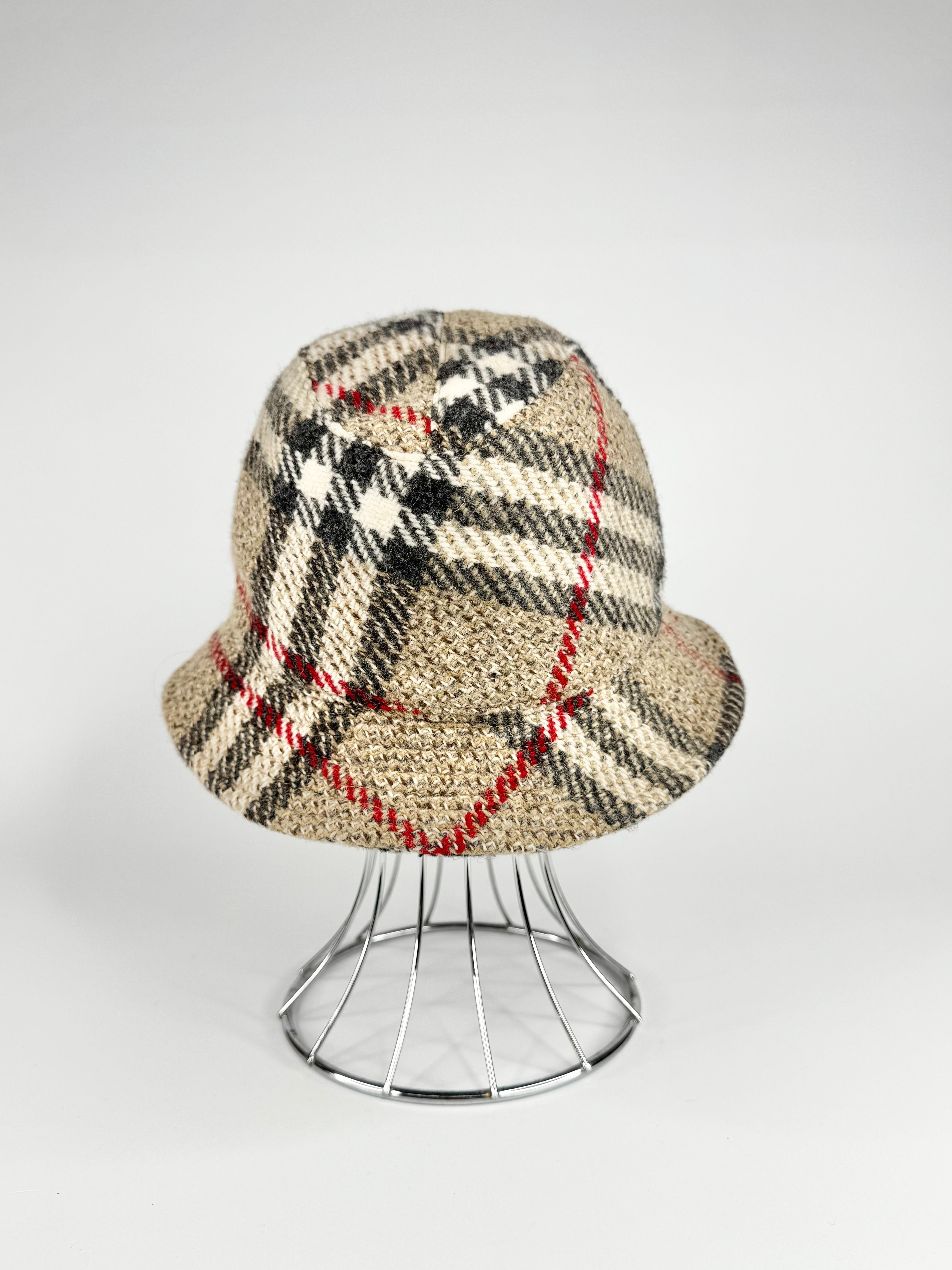 Burberry Wool Novacheck Bucket Hat