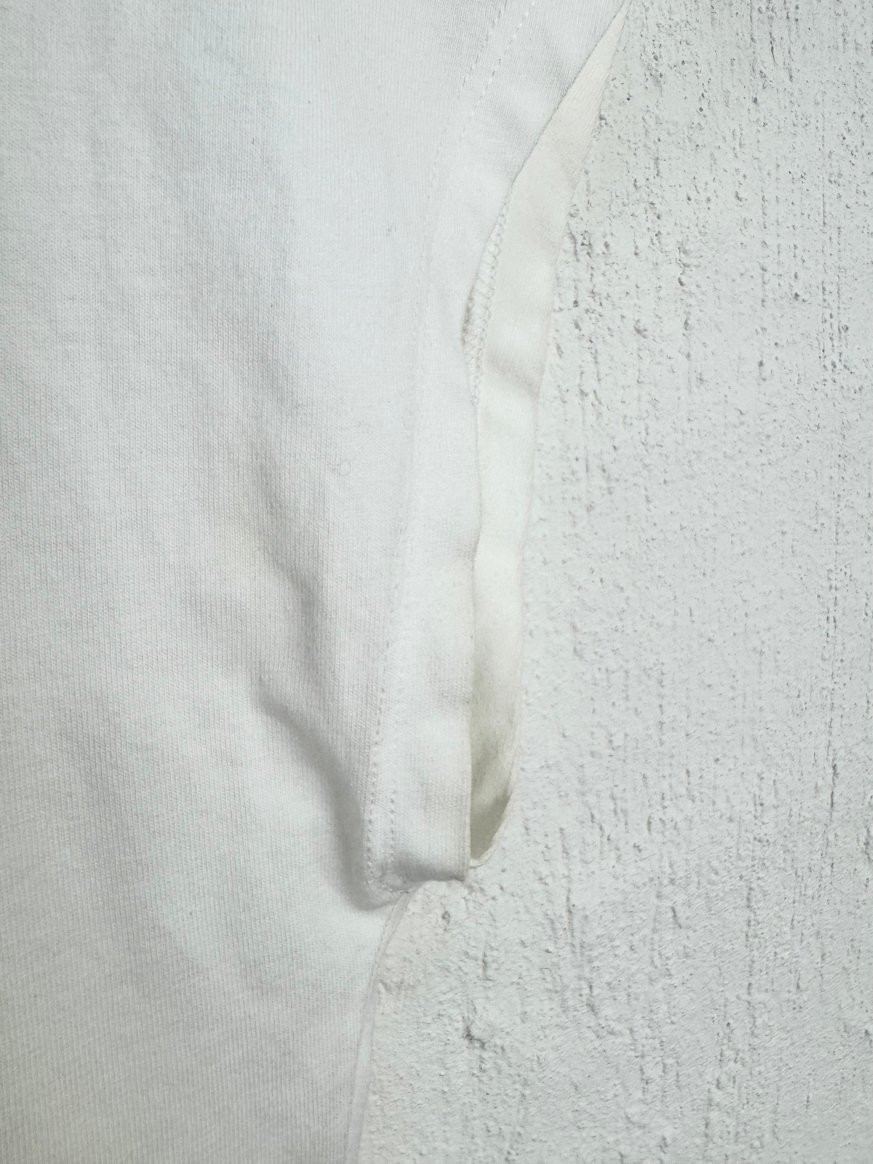 Sandro White Boxy Fit 'Thanks' Top - AU8/10