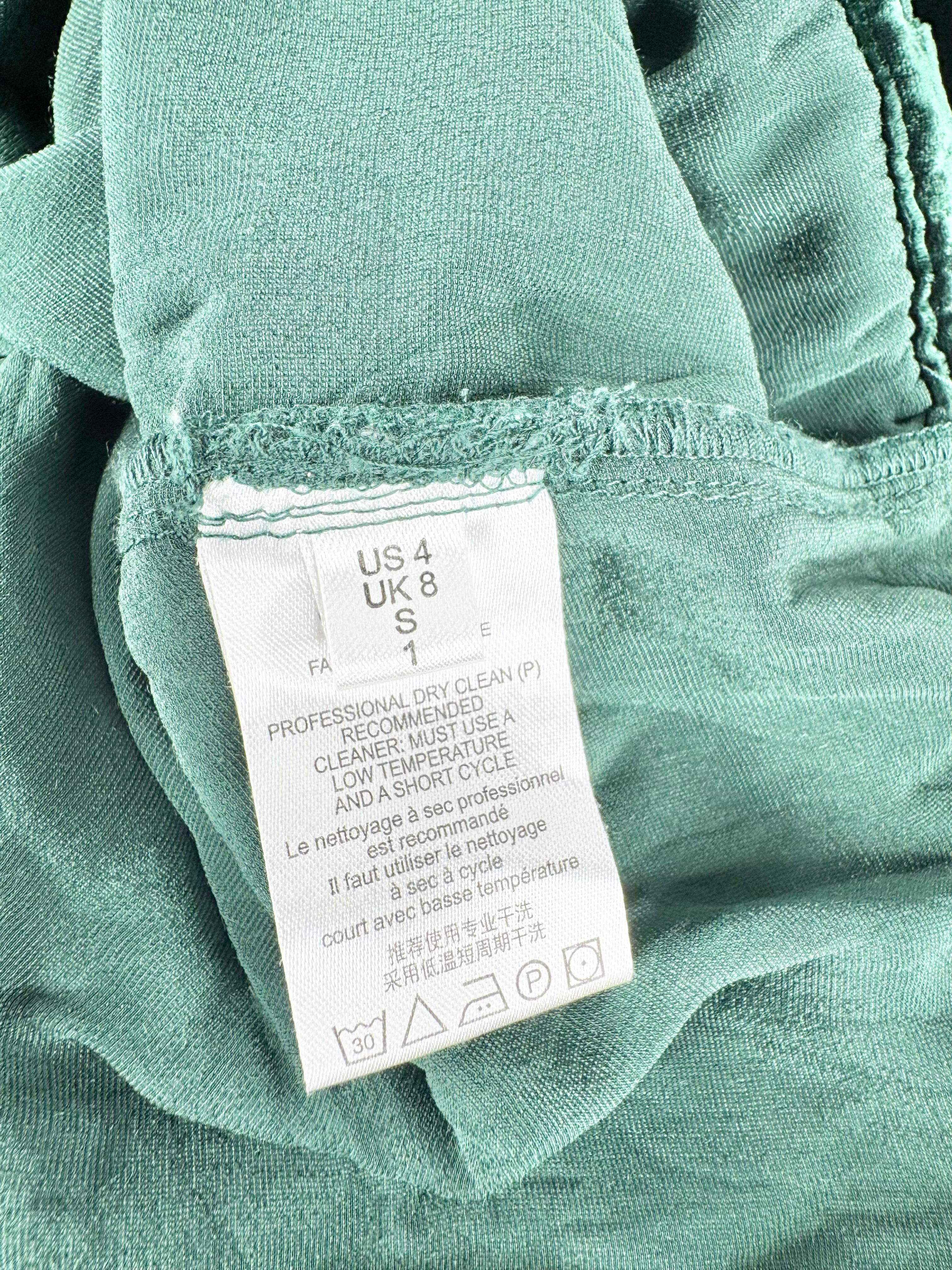 Sleep with Jacques Forest Green Crushed Velvet Slacks - AU8