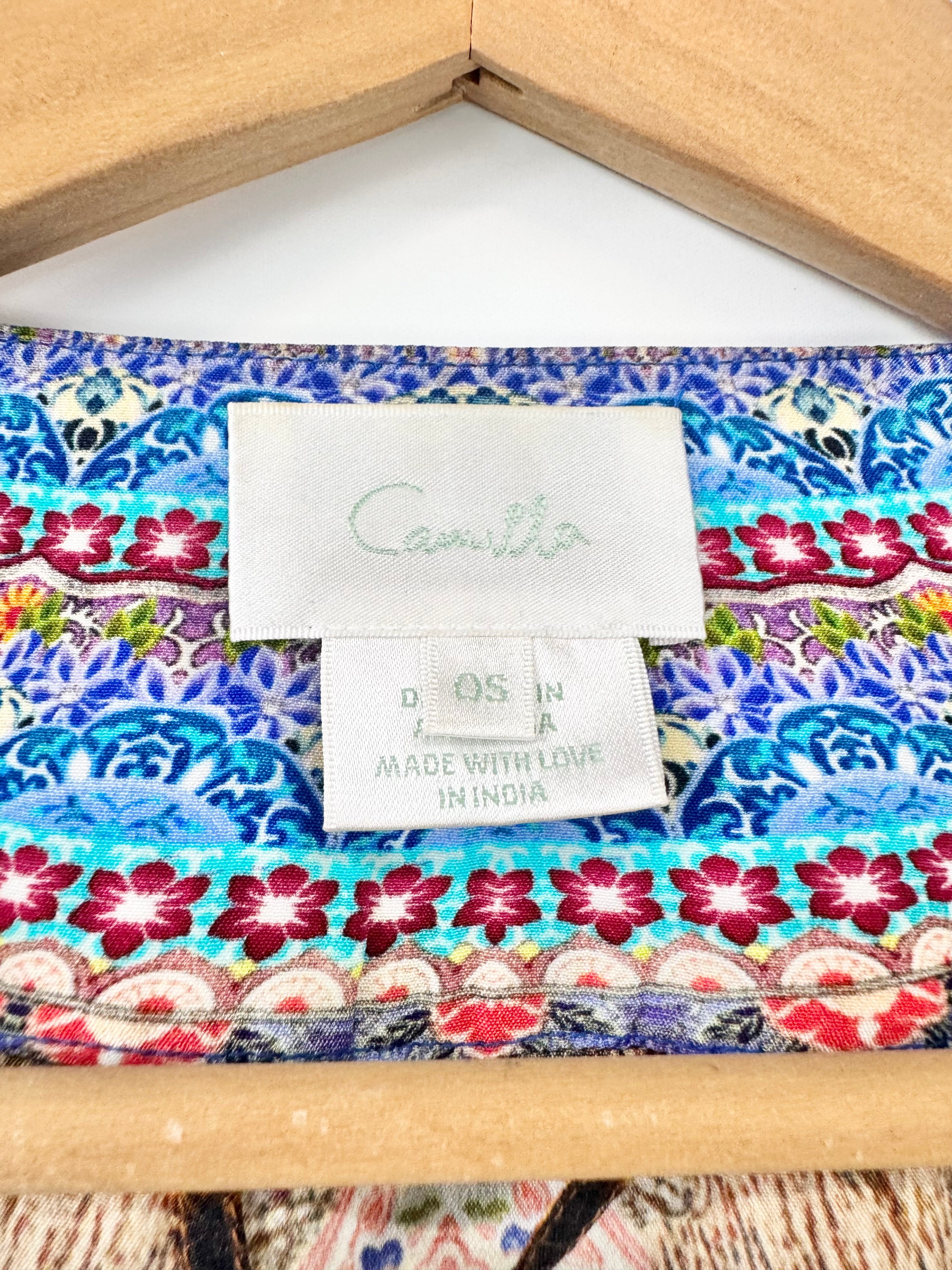 Camilla 'Space Cowgirl' Silk Tie Robe - OSFA