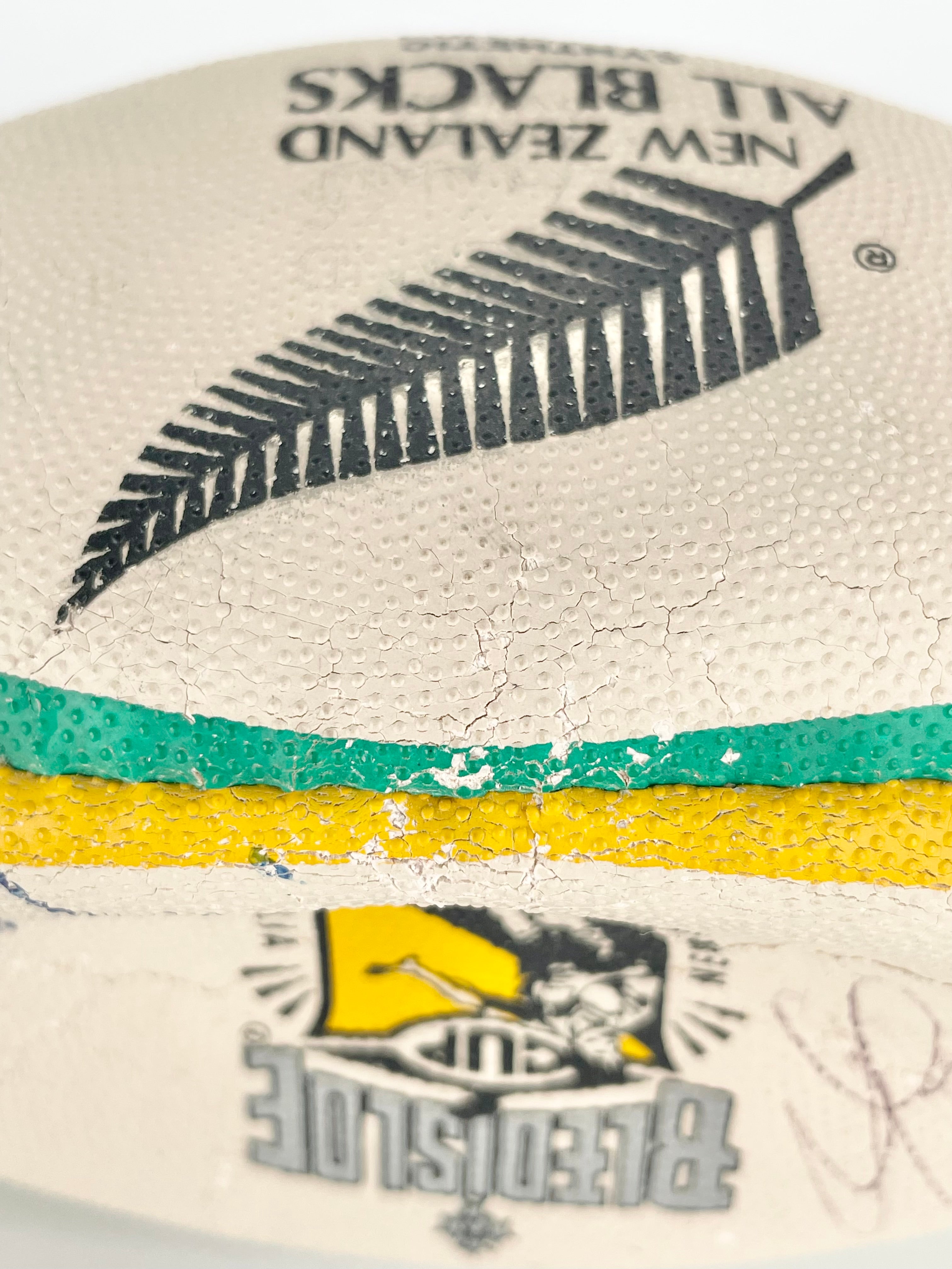Signed 1997 Bledisloe Cup Mini Rugby Ball