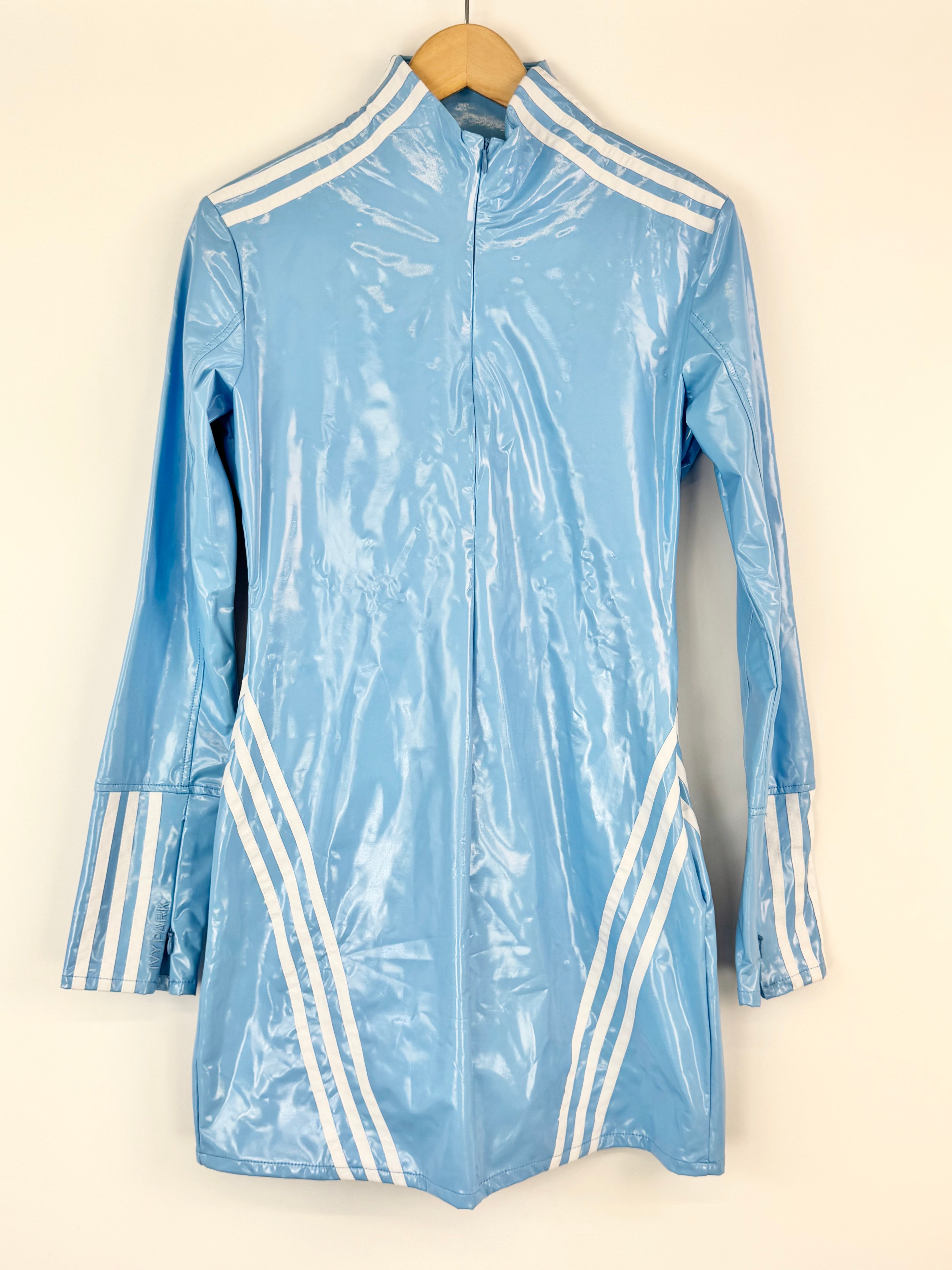 Adidas Ivy Park Sky Blue Latex Dress NWT - AU12/14