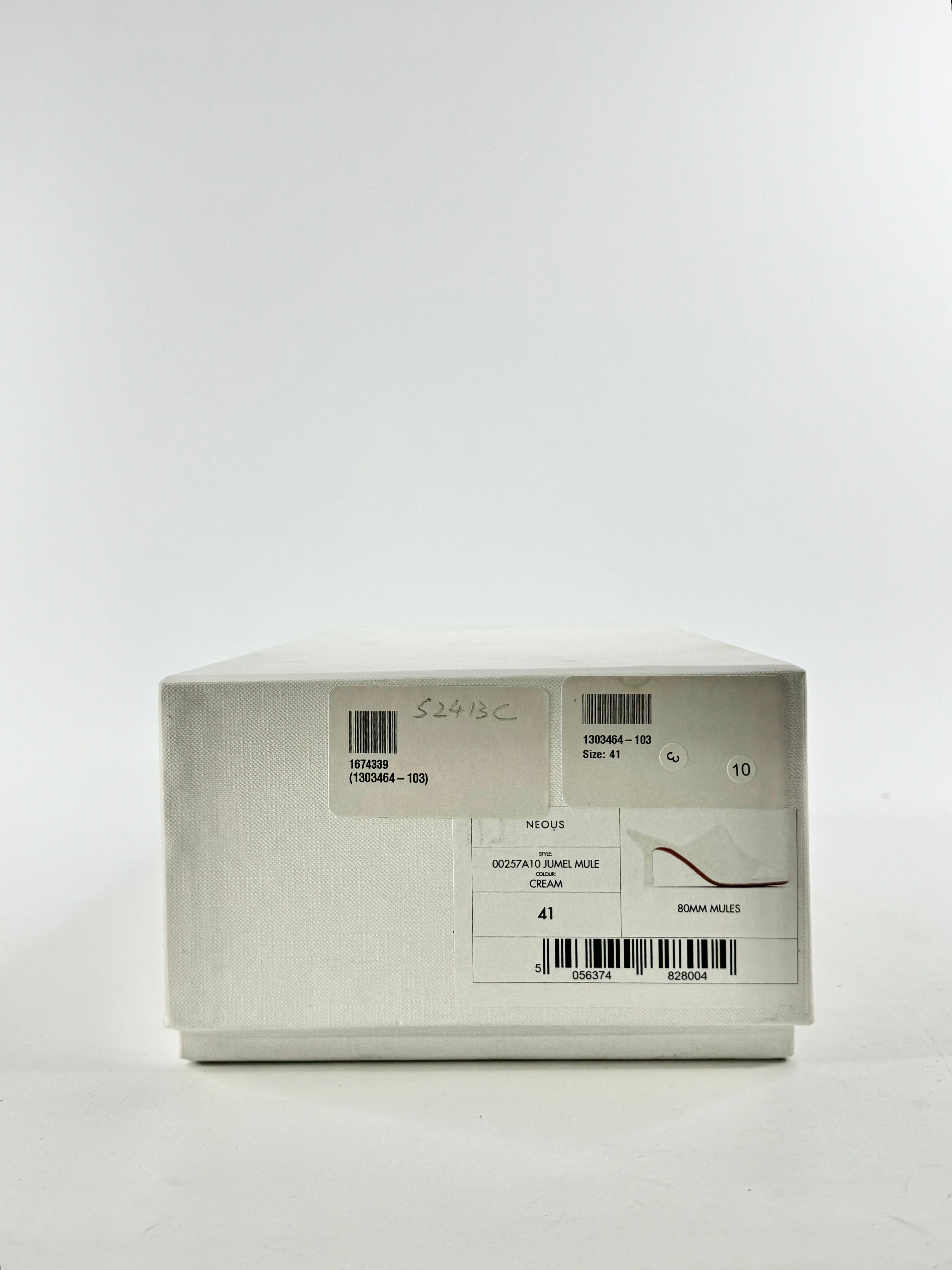 Neous Cream 'Jamuel' T-Bar Mules NWT - EU41