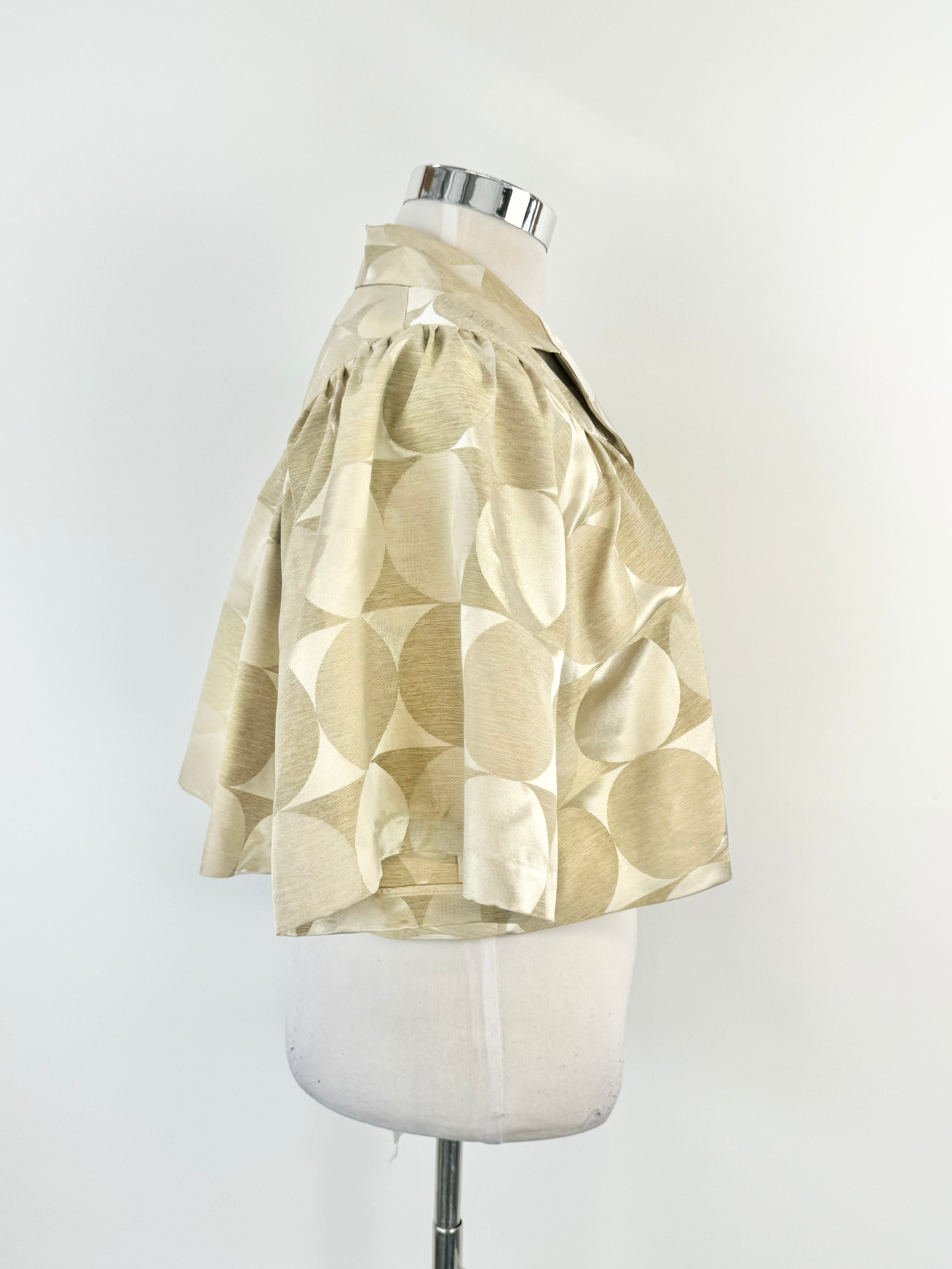 Mossman Champange Gold Cropped Jacket - AU14