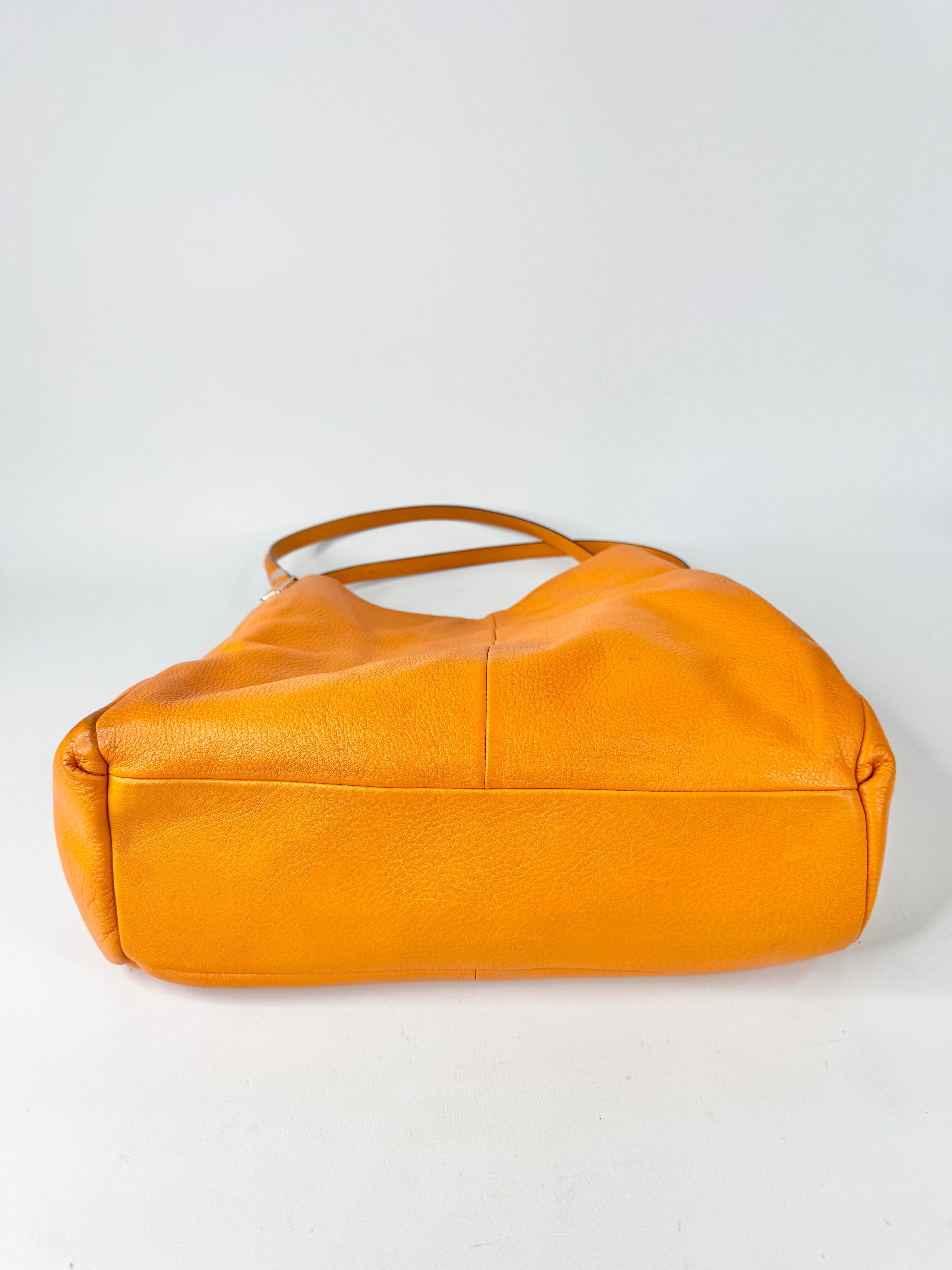 Coach Marigold 'Madison Phoebe' Grained Leather Tote Bag