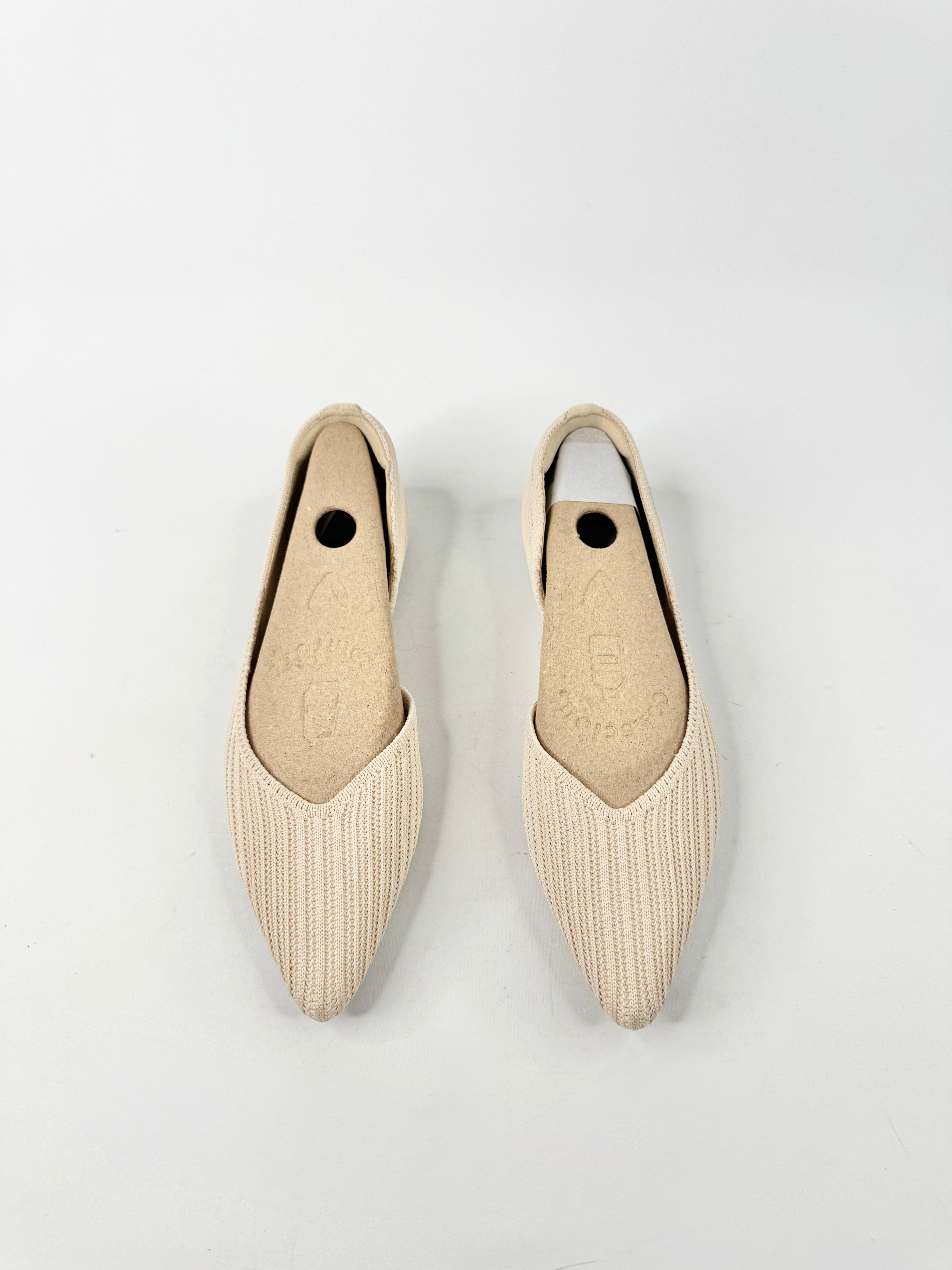 Vivaia 'D'Orsay Melia' Almond Pointed Toe Flats - EU35..5