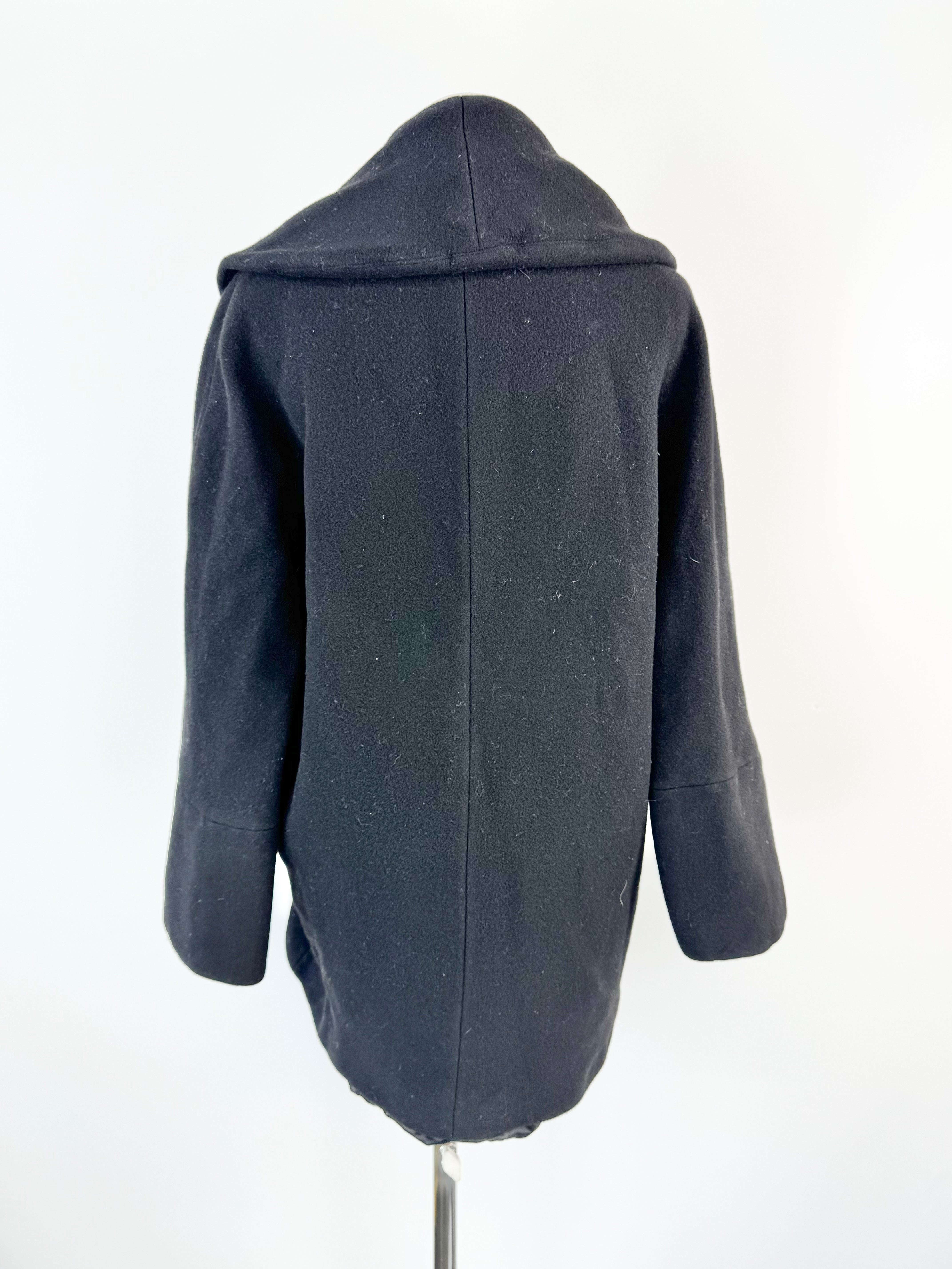 Altro by Digbys Black Wool Blend Coat - AU8/10