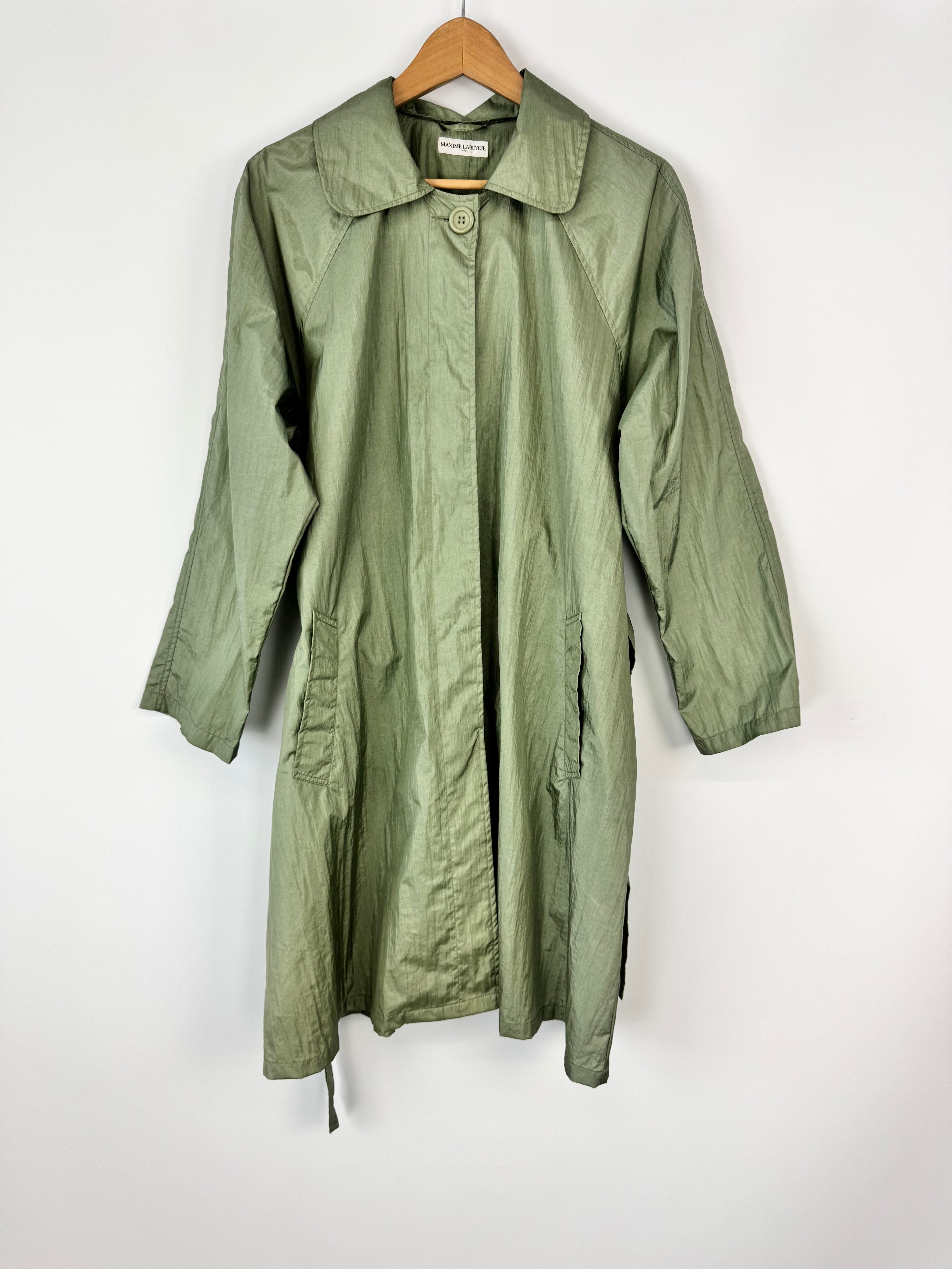 Maxime Labeyrie Paris Pistachio Textured Coat - AU10