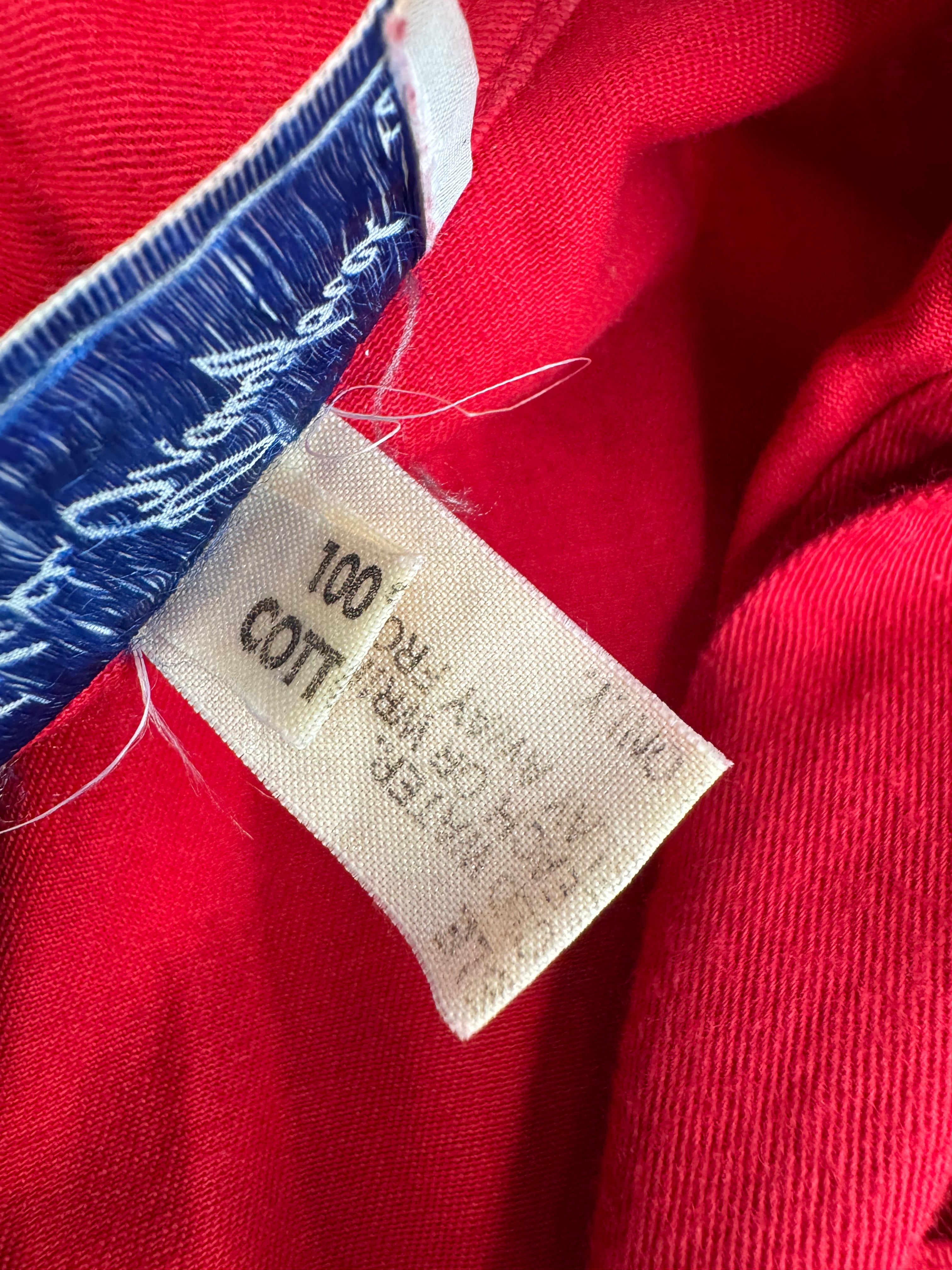 Vintage Anthea Crawford Crimson Utility Dress - AU10/12