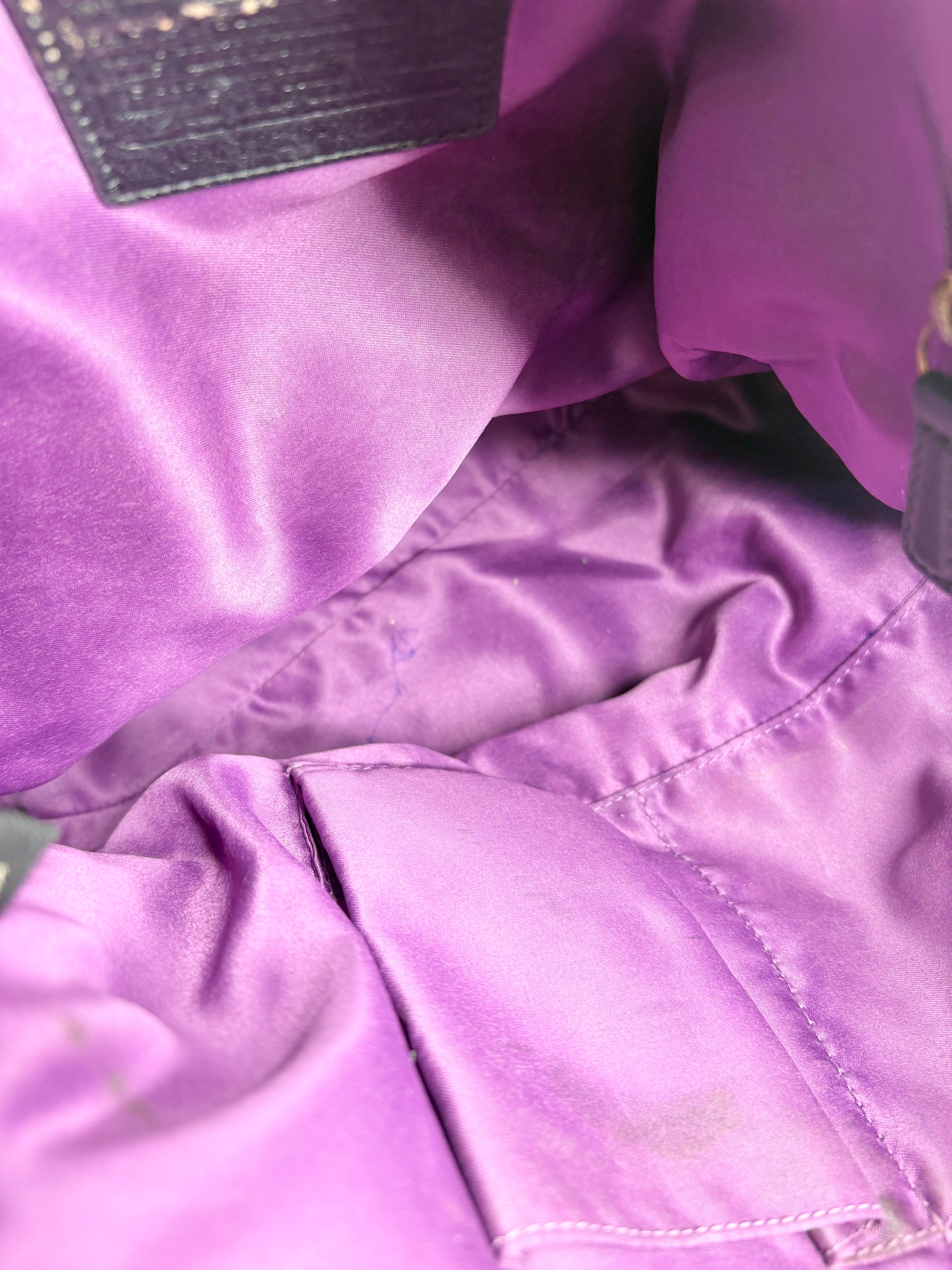 Coach Black Leather Bucket-Style Handbag