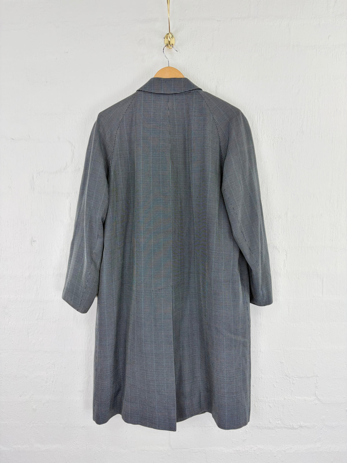 Vintage 90s Lanvin Grey Woven Coat - AU10/12