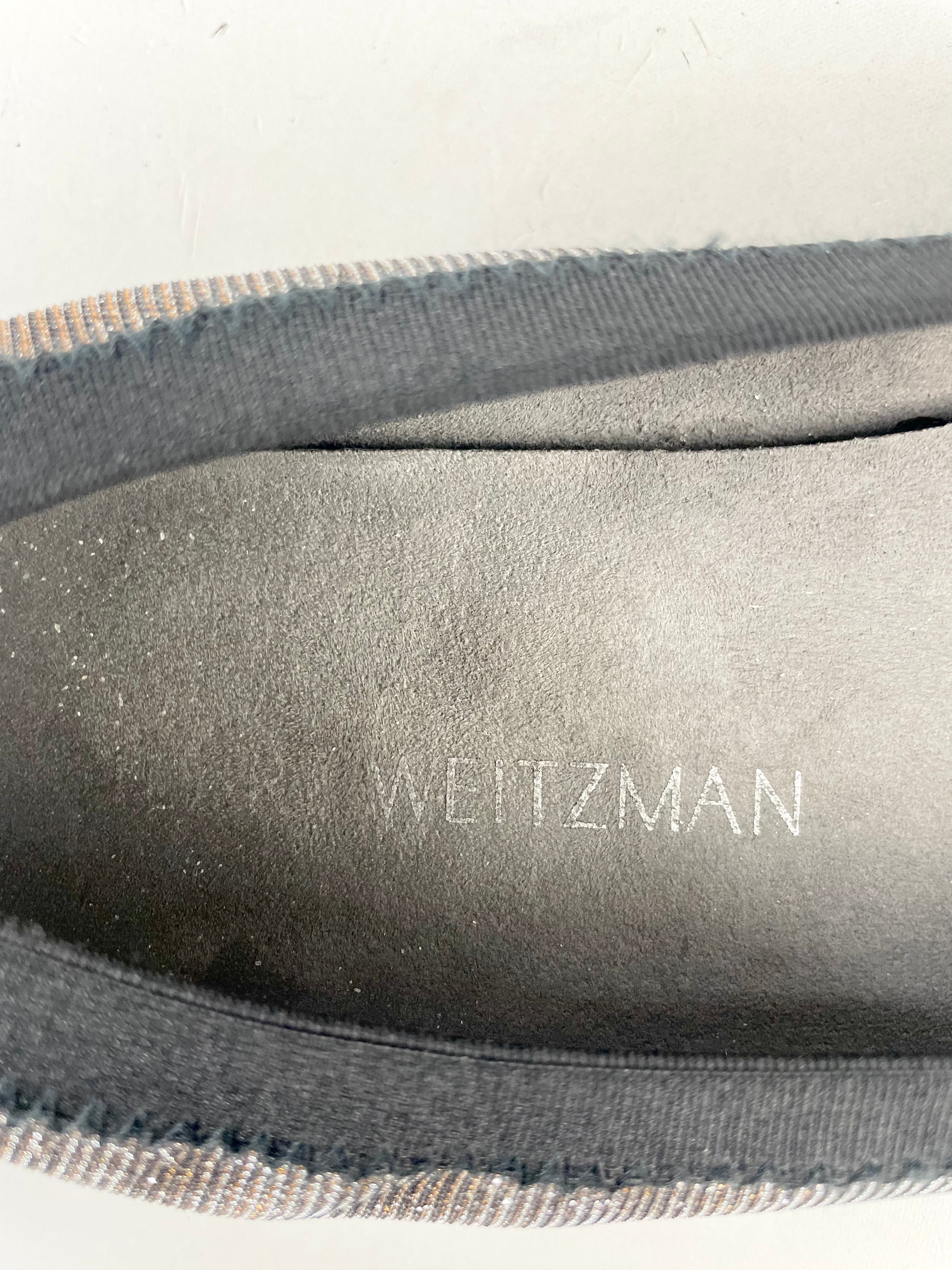 Stuart Weitzman Giveable Pyrite Nocturn Glittering Ballet Flats - EU37.5