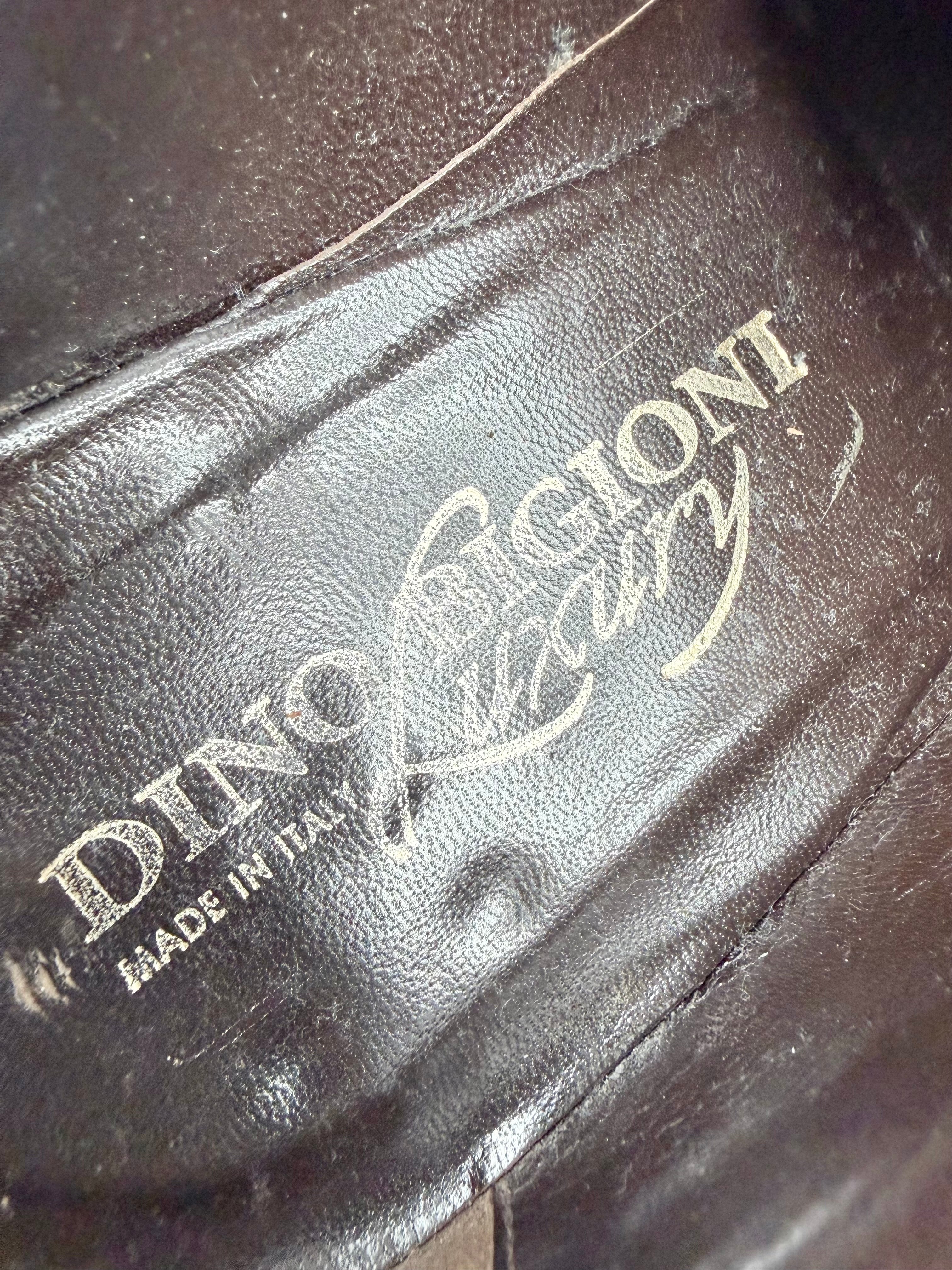 Dino Bigioni Brown Leather Lace Up - EU43