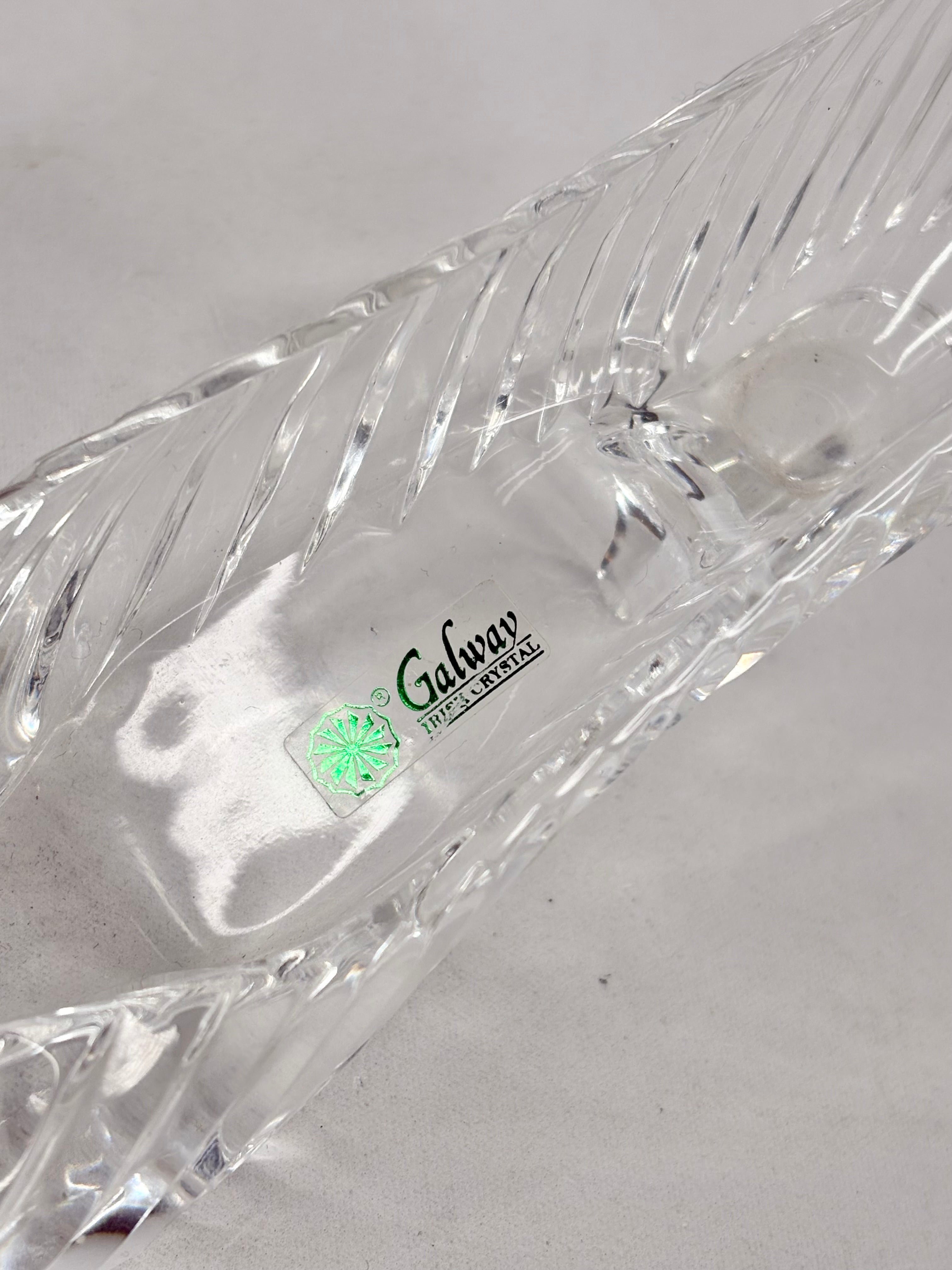 Galway Irish Crystal Glass Slipper