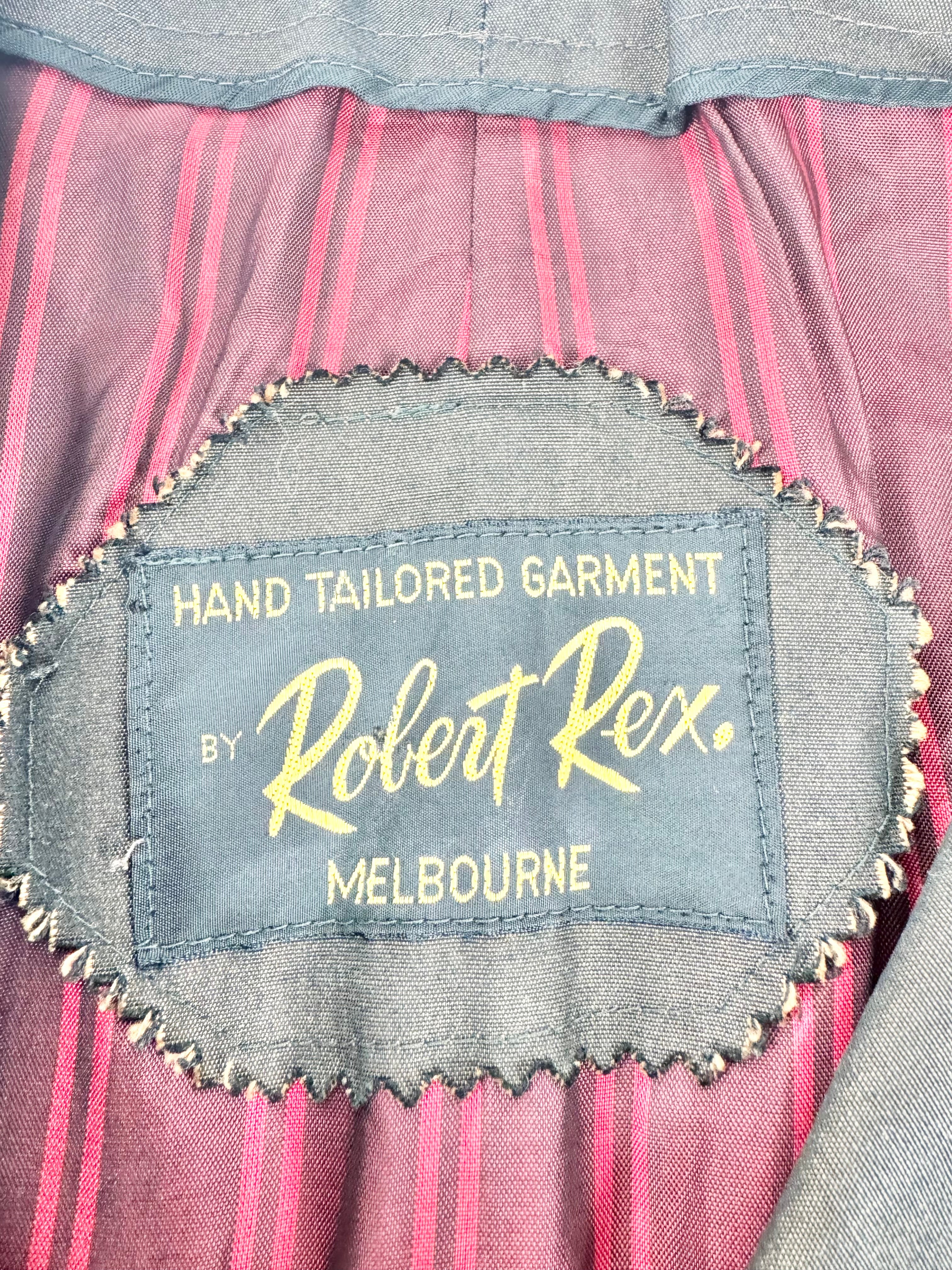 MFW Robert Rex Melbourne Custom Made Cedar Brown Trench Coat - XL