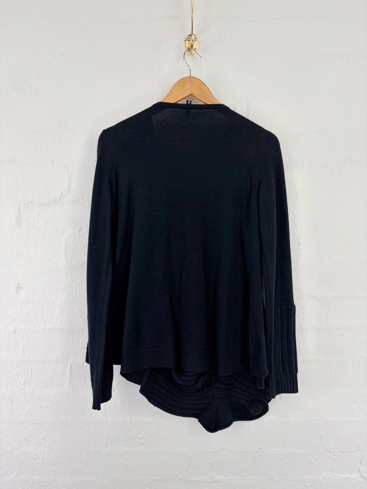 Rundholz Black Asymmetrical Textile Jumper - AU8/10
