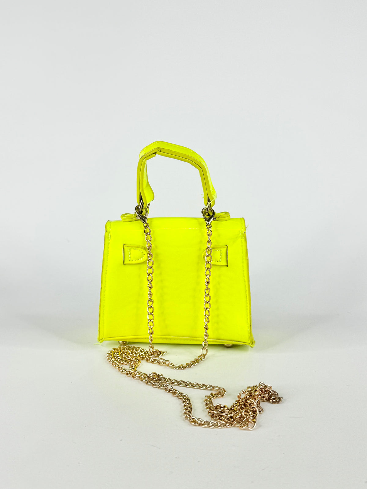 Tiny Mini Neon Yellow Cross Body Bag