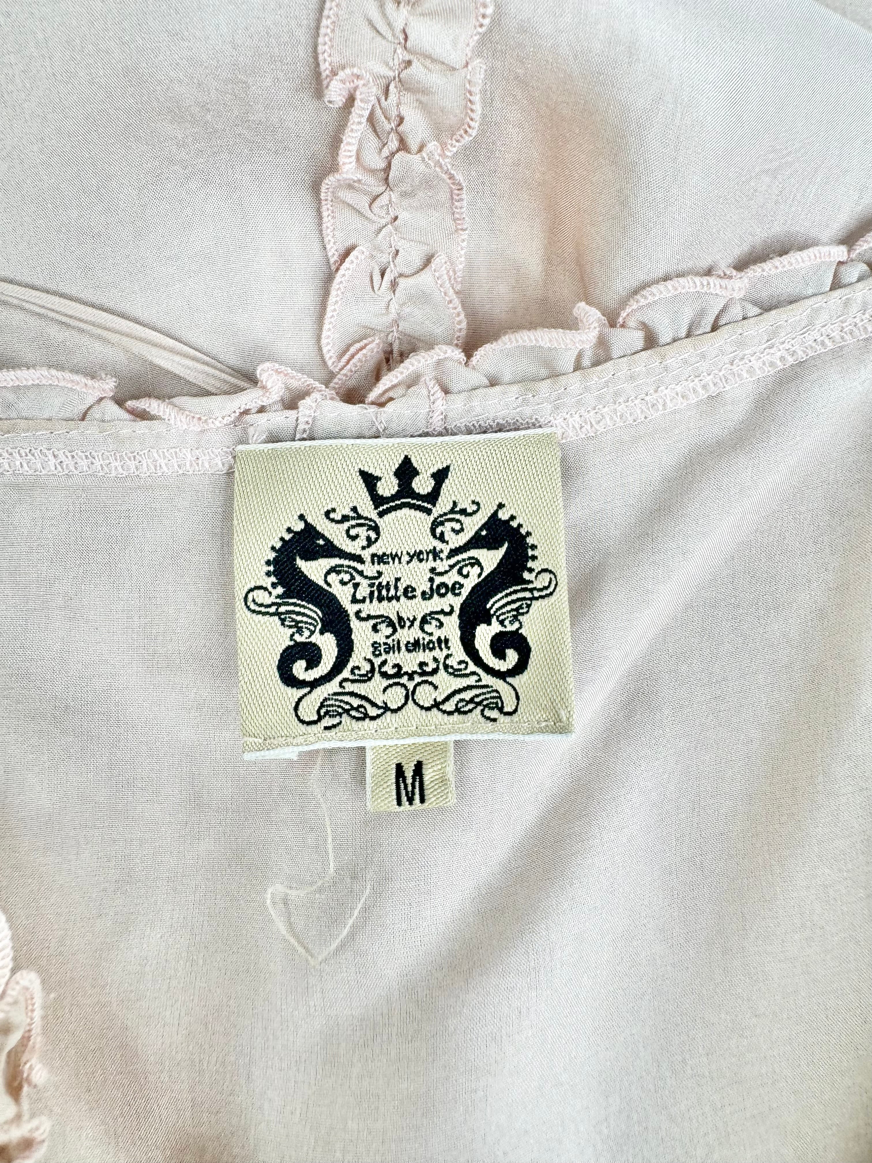 Little Joe Coral Peony Frill Dress - AU10