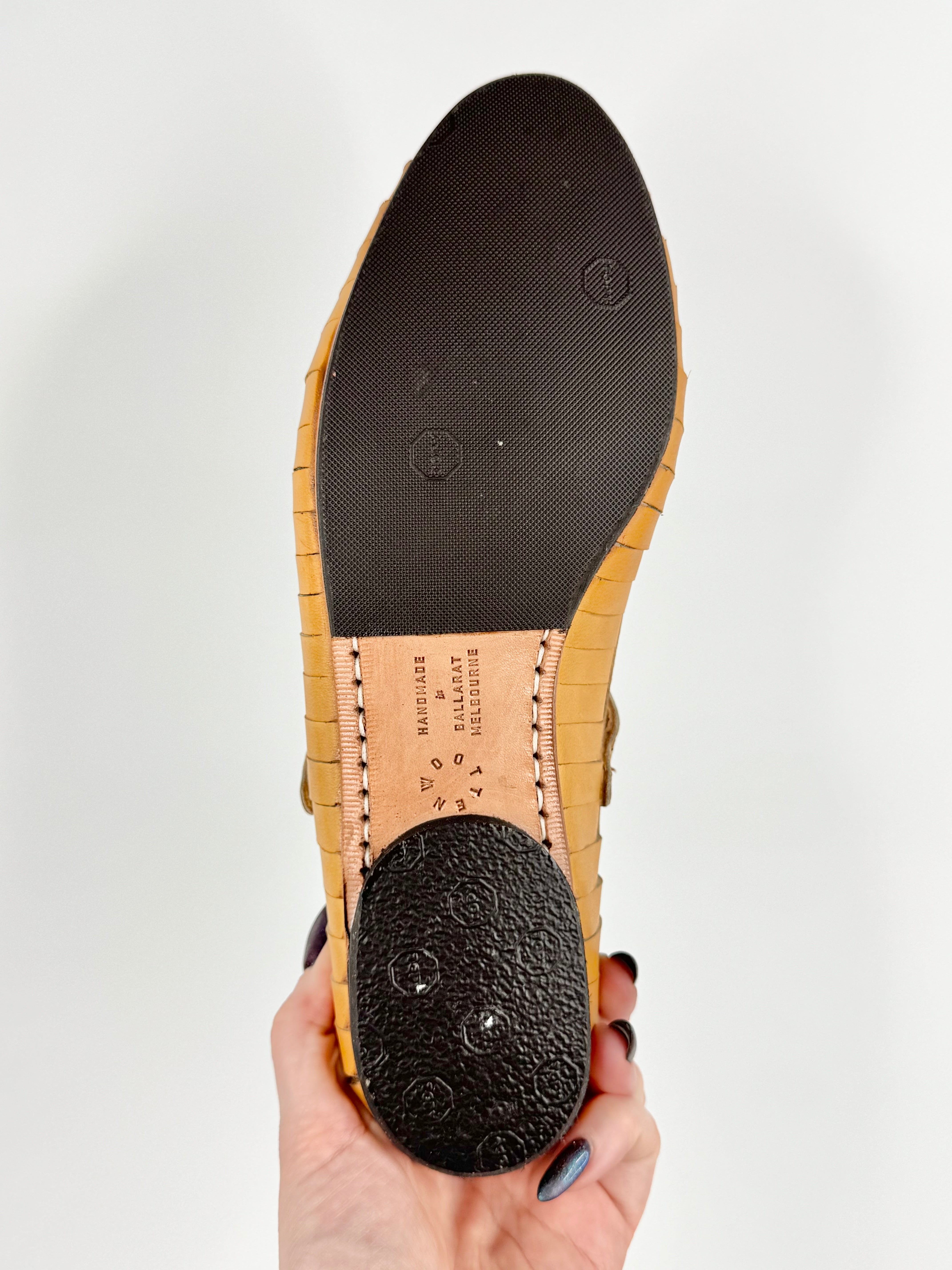 Wootten Handmade 'Birdwood' Sandals NWT - EU39